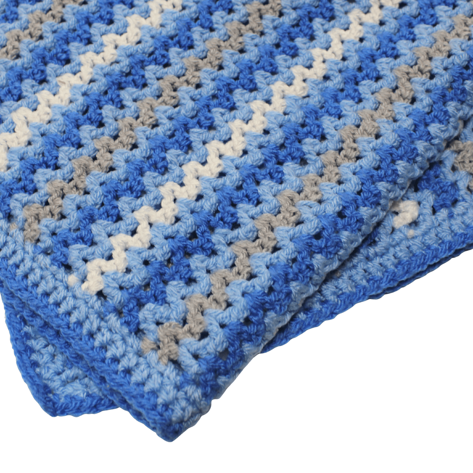 Crochet Blues Blanket - 2nd Lyfe C.I.C