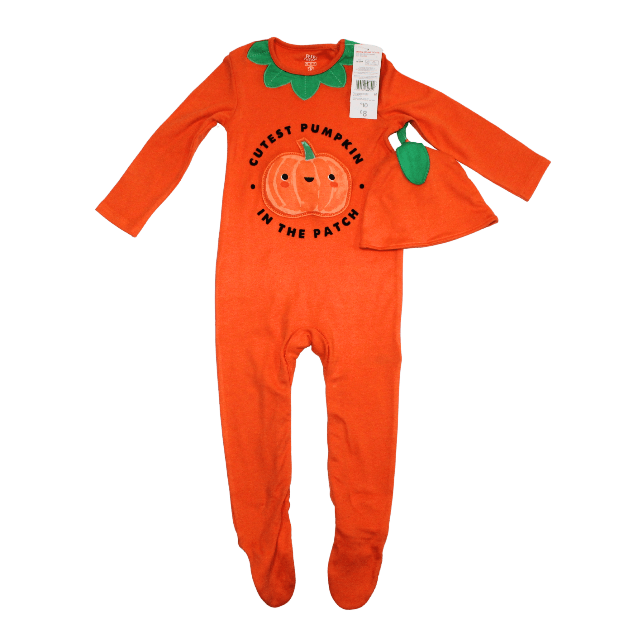 Cutest Pumpkin Sleepsuit and Hat - 2nd Lyfe C.I.C