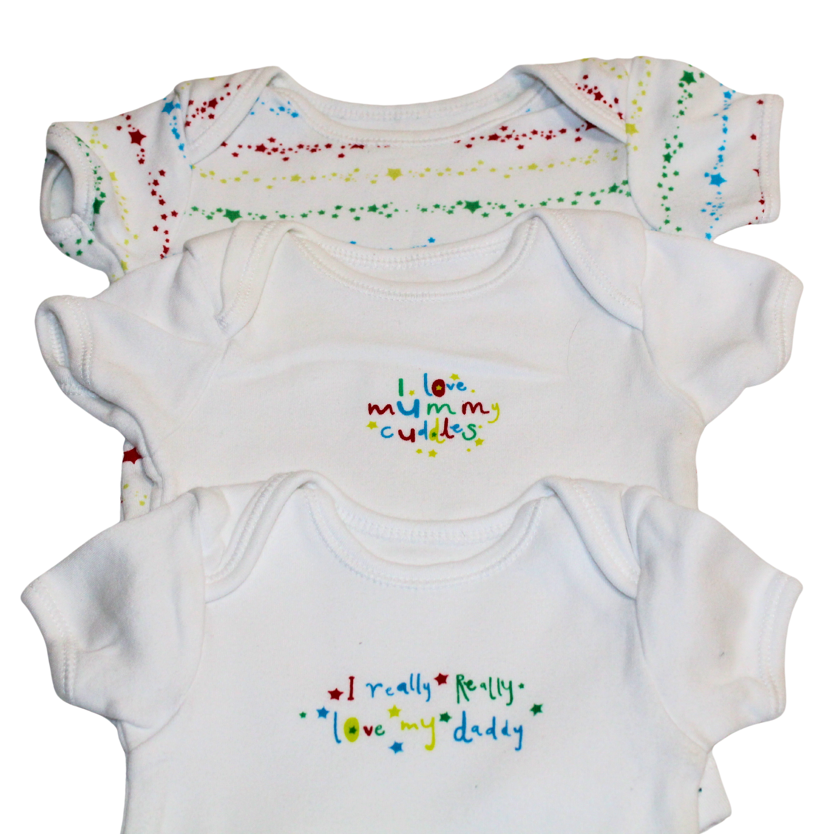 Star Rainbow Vests x3