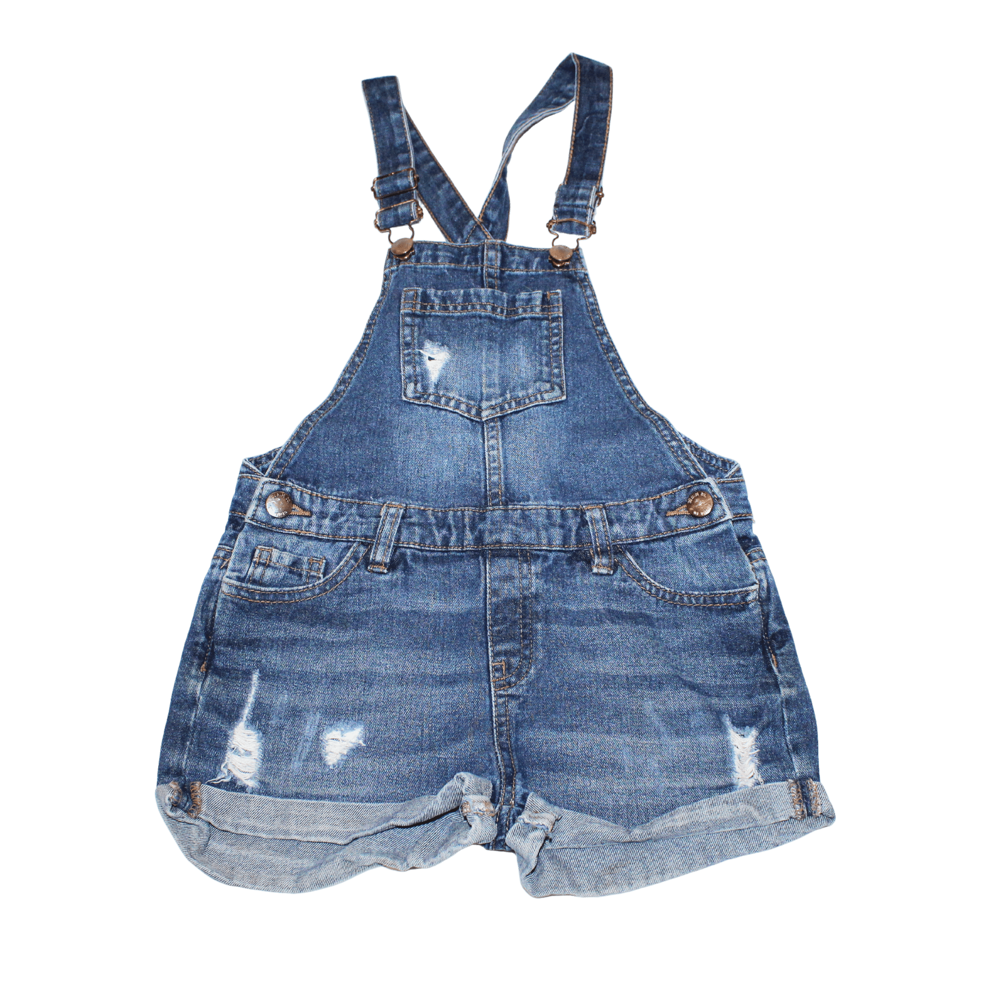 Distressed Dungarees - 2nd Lyfe C.I.C