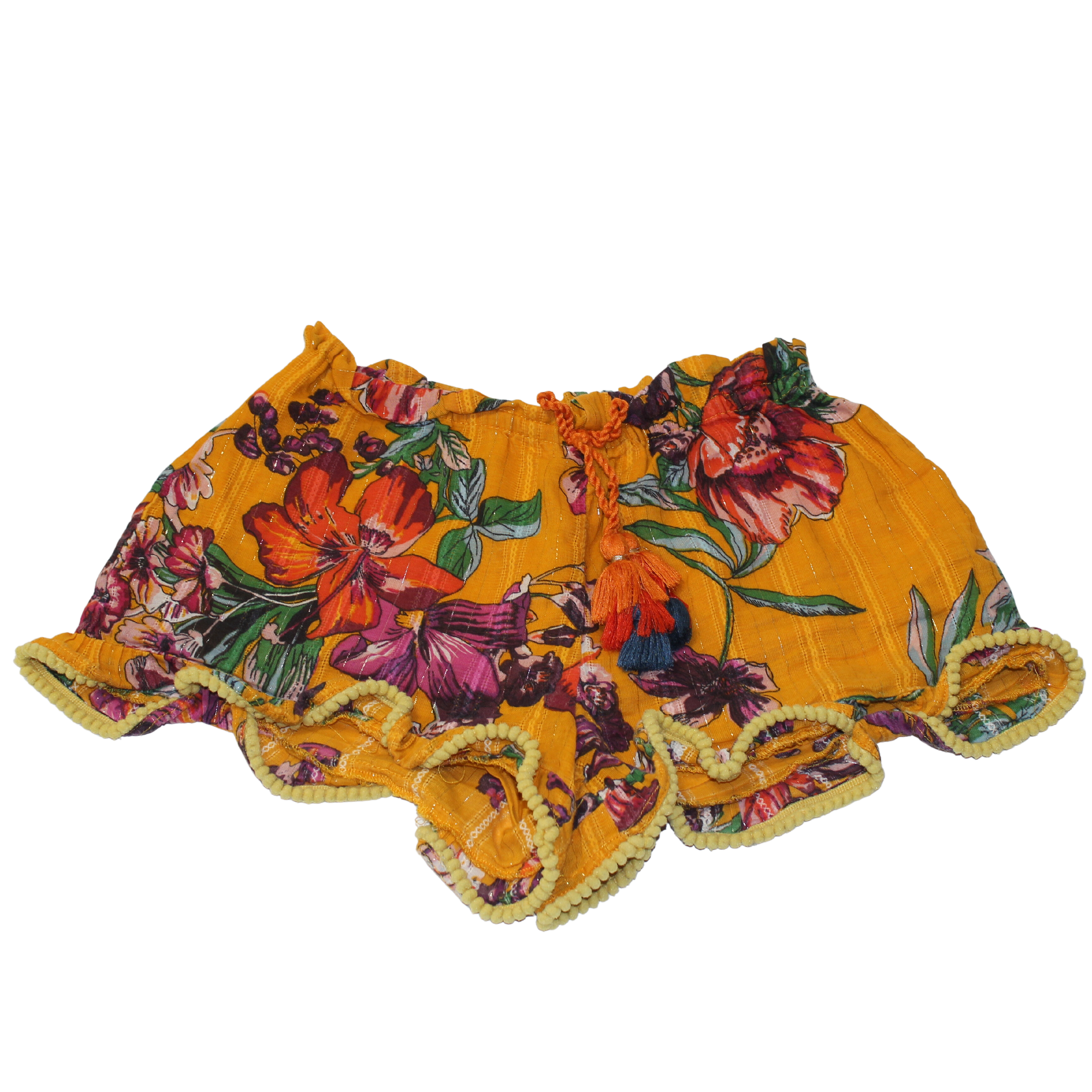 Floral Tassel Shorts