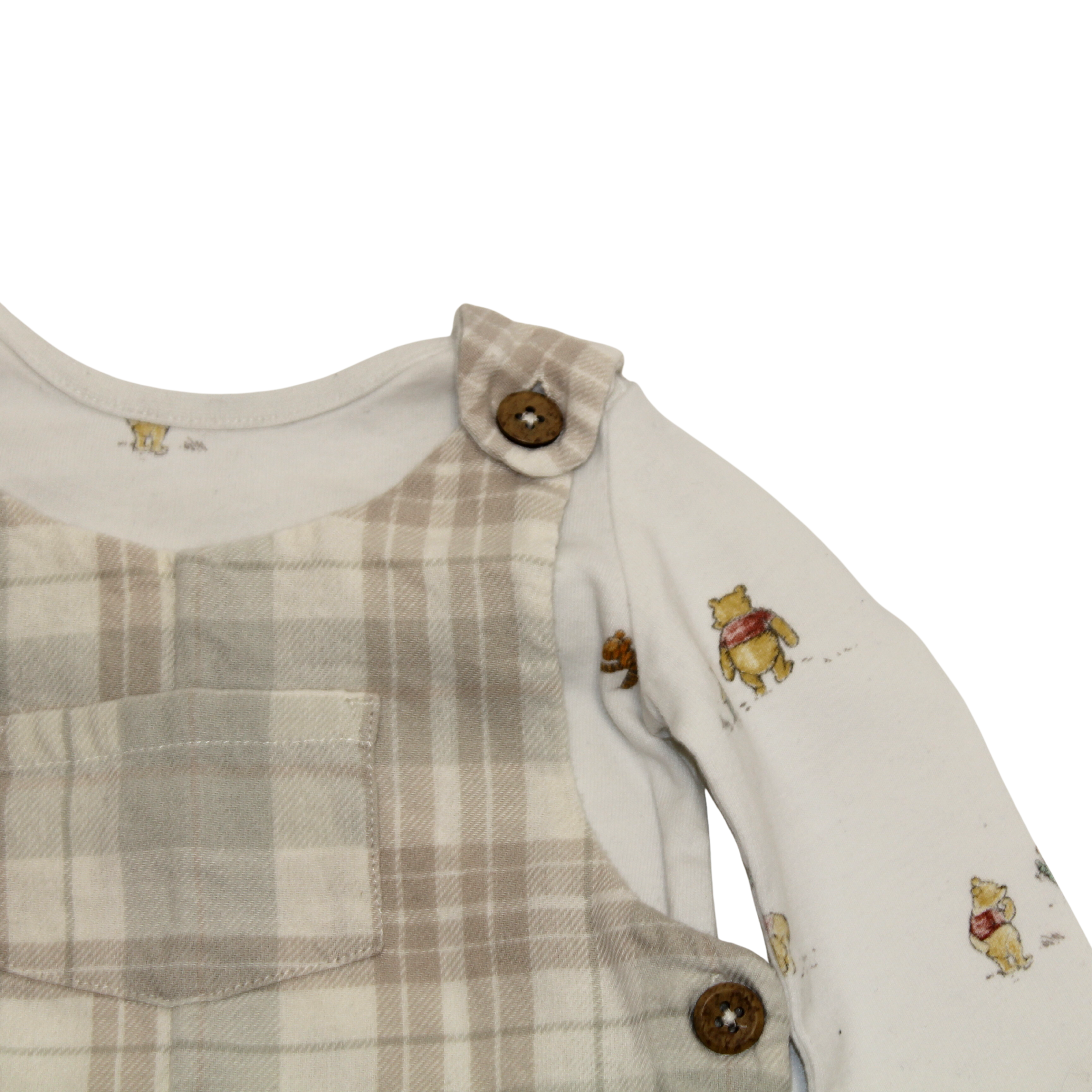 Brushed Cotton Winnie the Pooh Dungarees