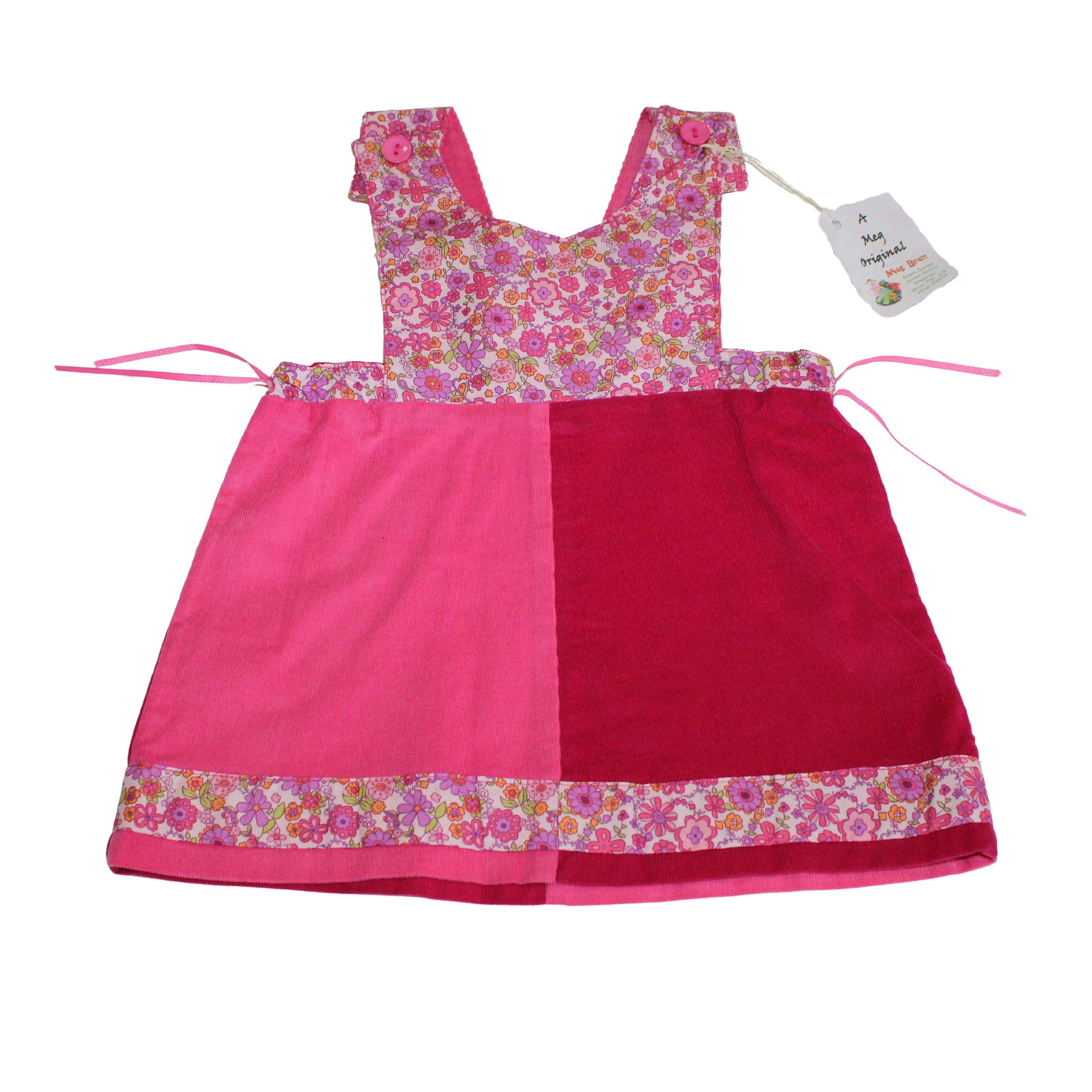 Pink Patchwork Dress