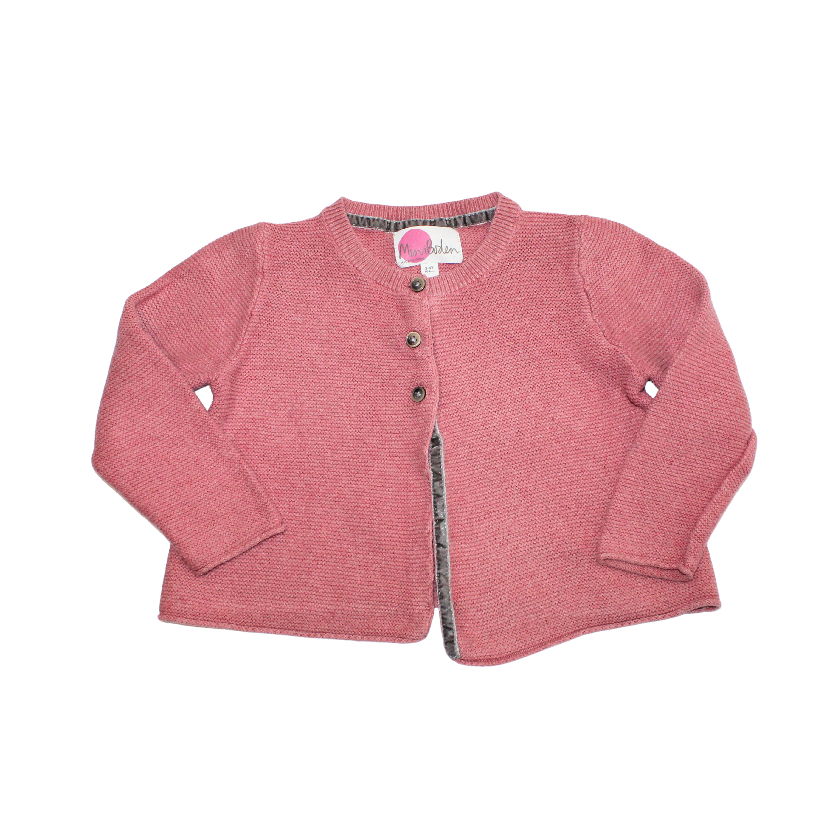 Pink Knitted Cardigan