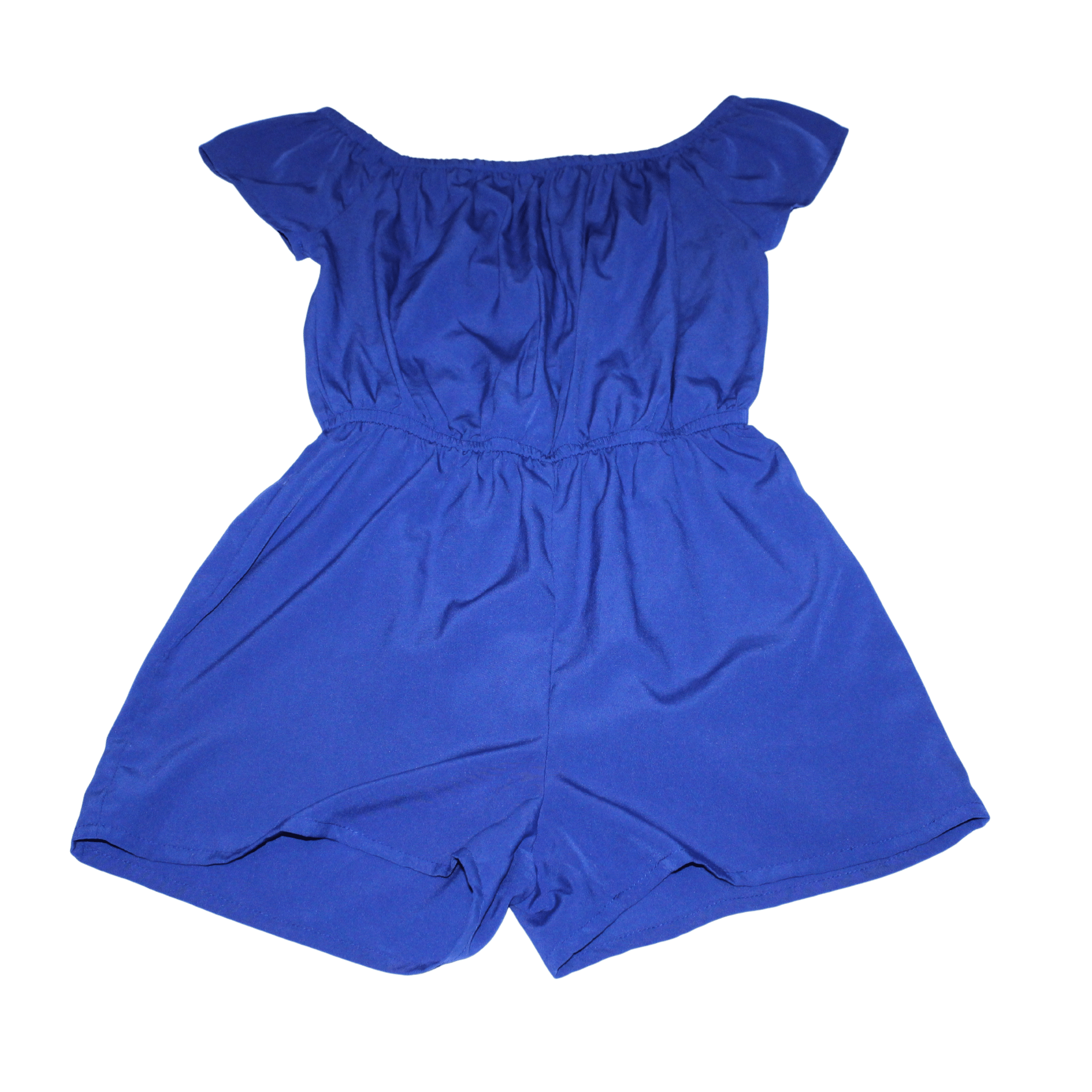 Electric Blue Floaty Playsuit - 2nd Lyfe C.I.C