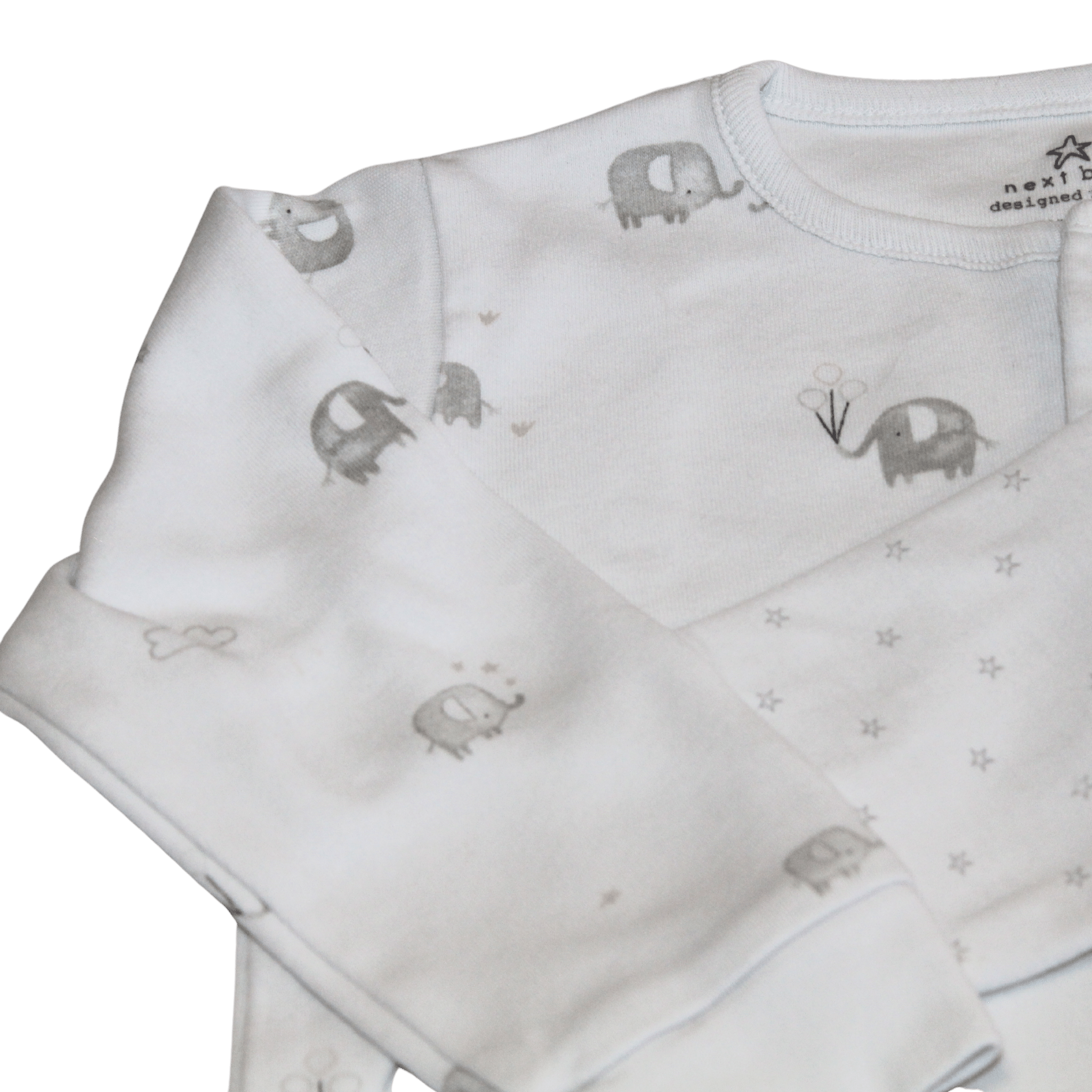 Elephant and Cloud Sleepsuits - 2nd Lyfe C.I.C