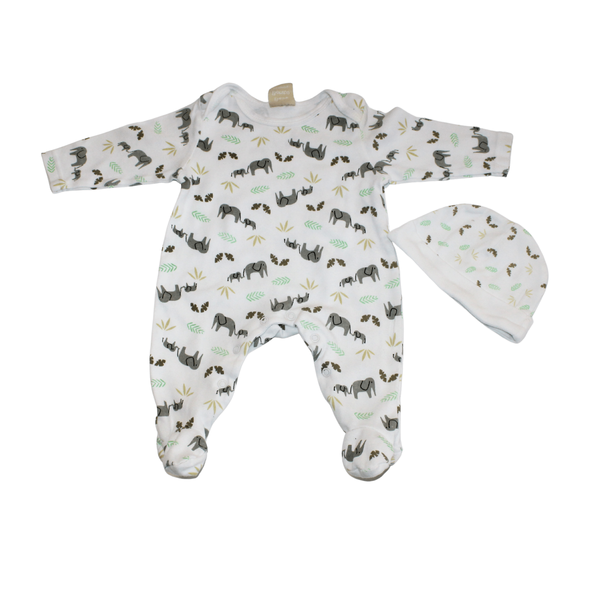 Elephant Sleepsuit and Hat - 2nd Lyfe C.I.C