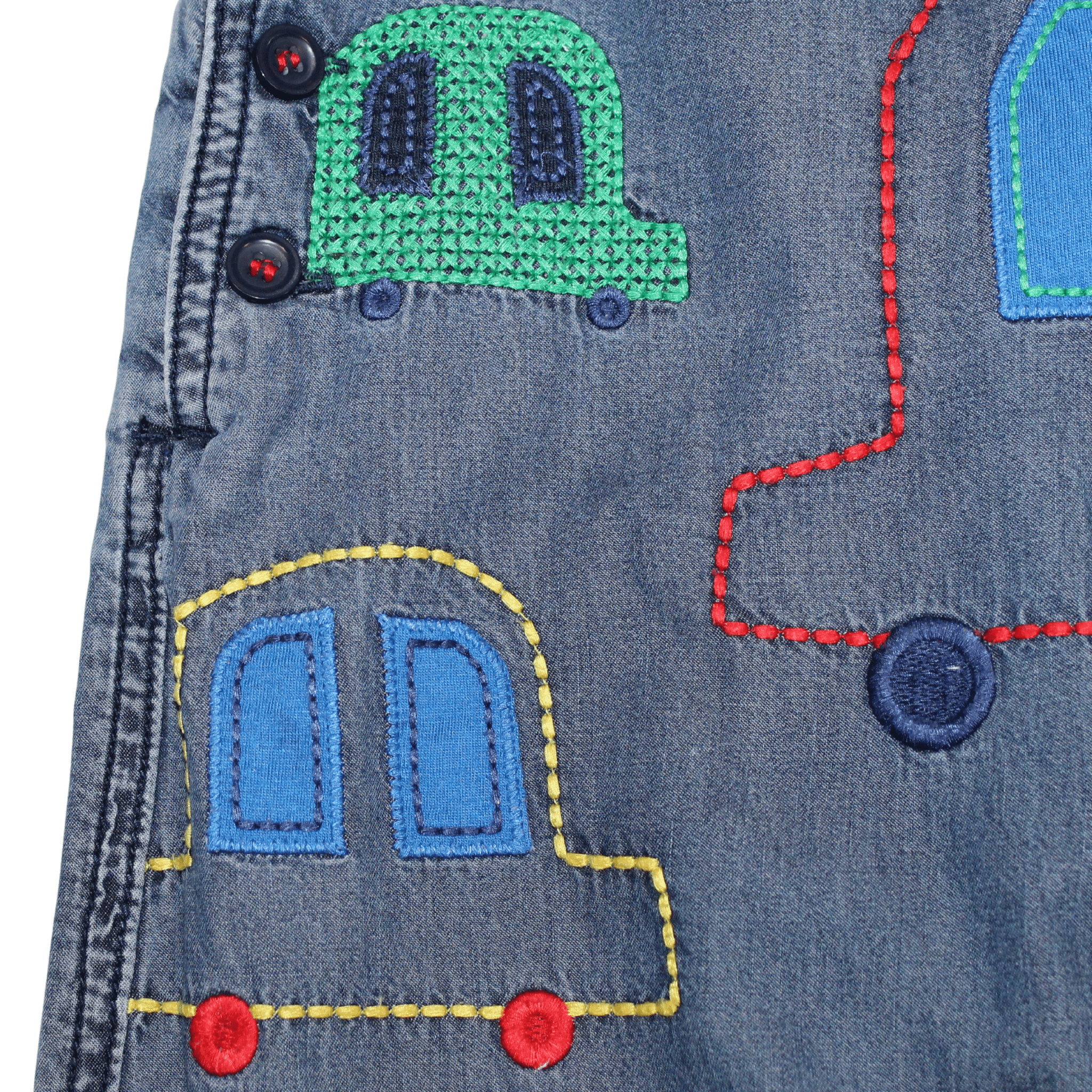 Embroidered Vehicle Dungarees - 2nd Lyfe C.I.C