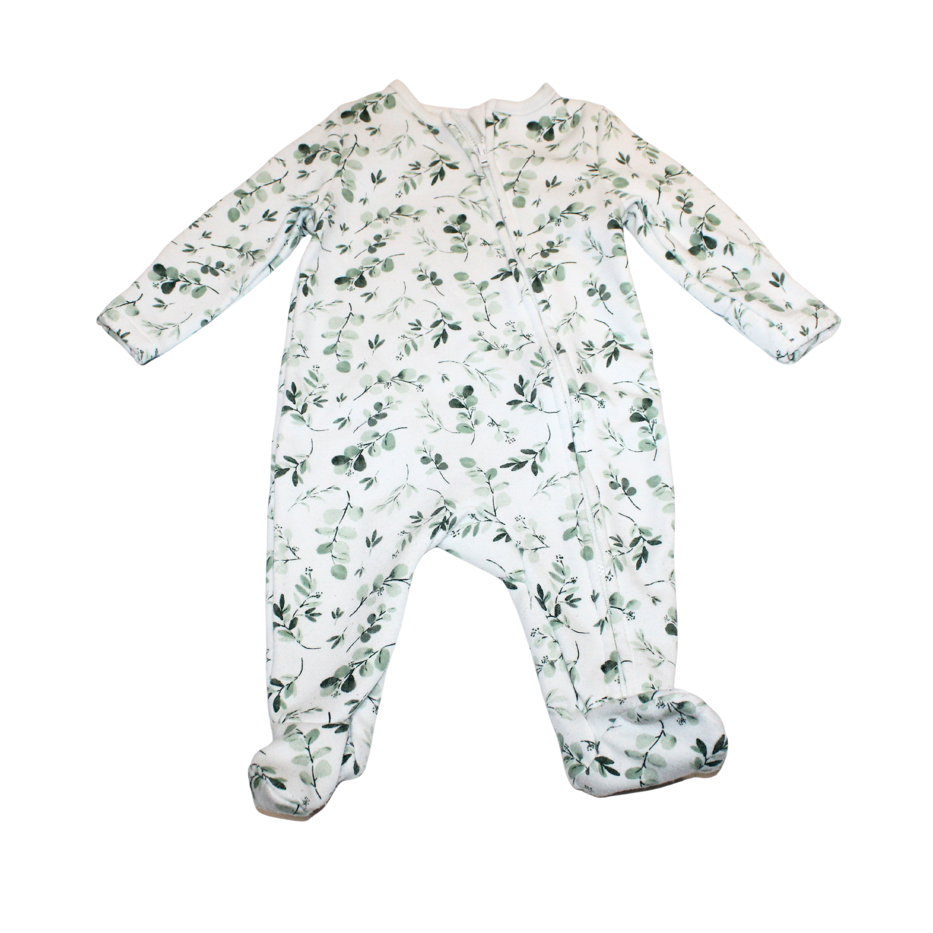 Fleece Lined Leaf Sleepsuit