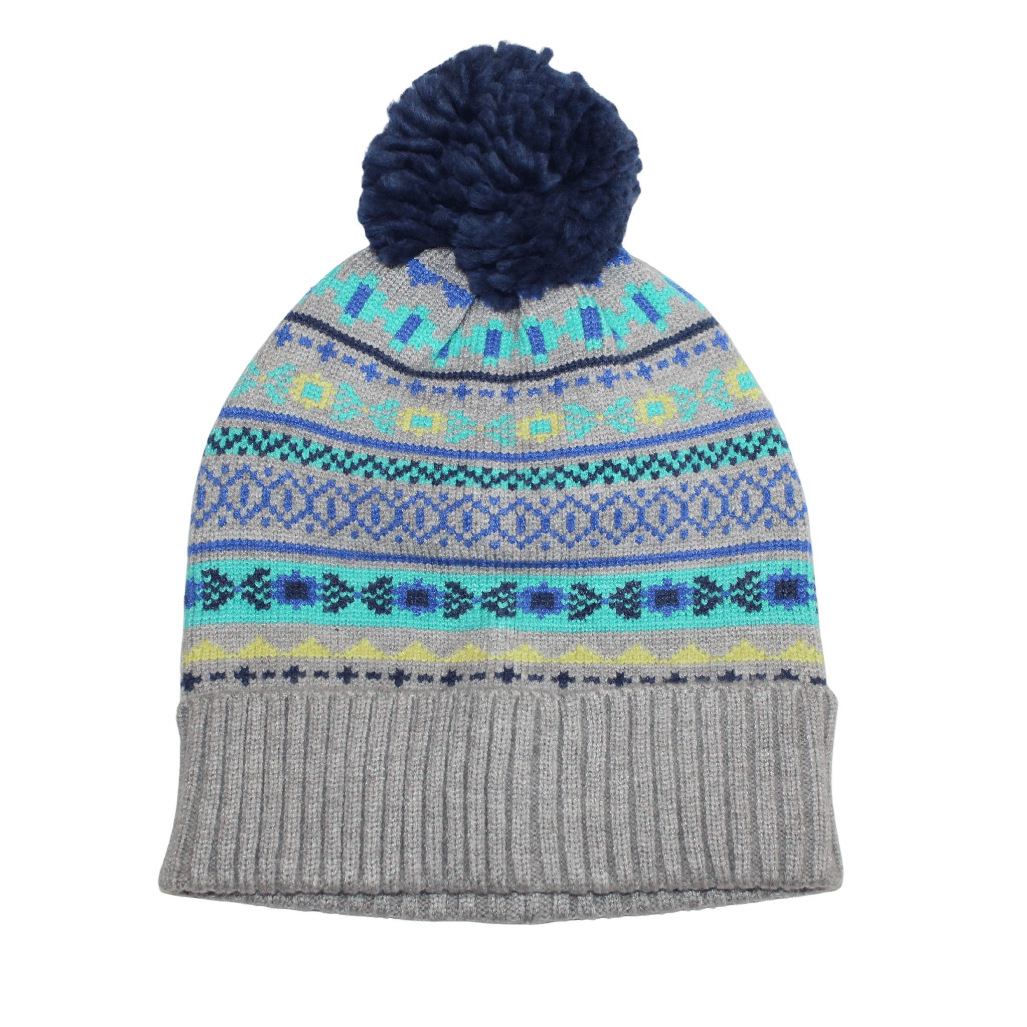 Fair Isle Bobble Hat - 2nd Lyfe C.I.C