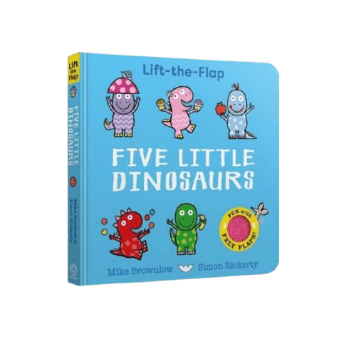 Five Little Dinosaurs - Board Book - 2nd Lyfe C.I.C