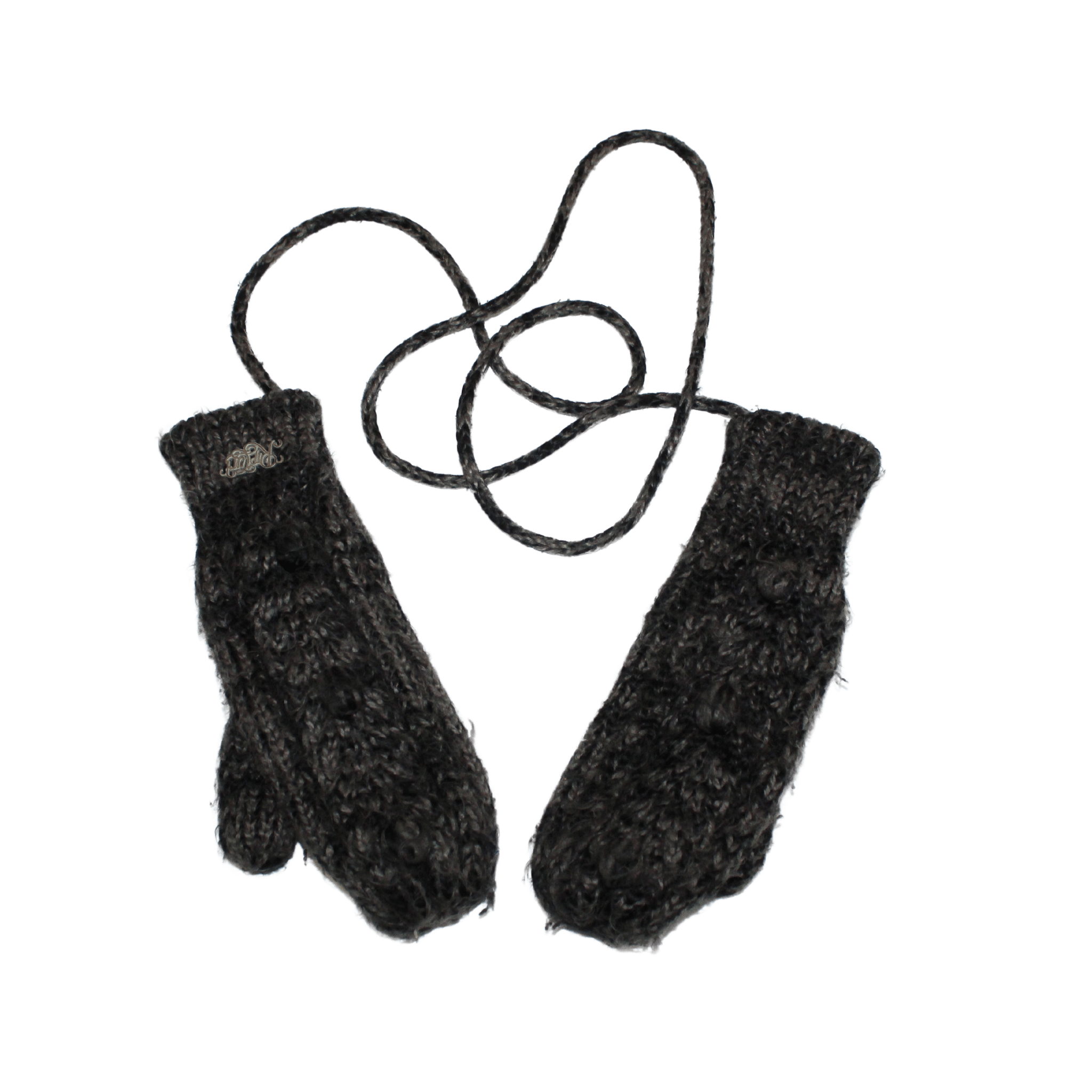 Fleece Lined Knitted String Mittens - 2nd Lyfe C.I.C