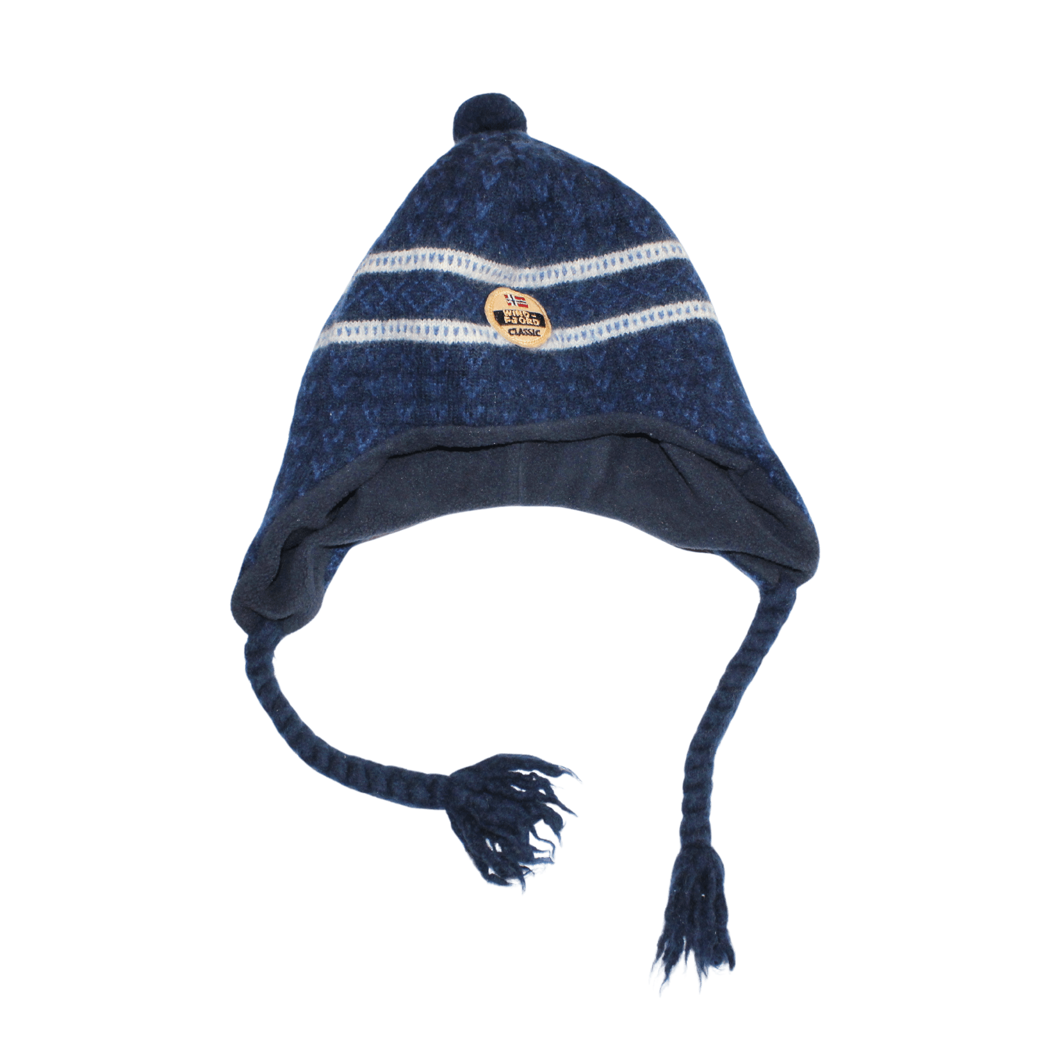 Fleece Lined Wool Hat with Tassels - 2nd Lyfe C.I.C