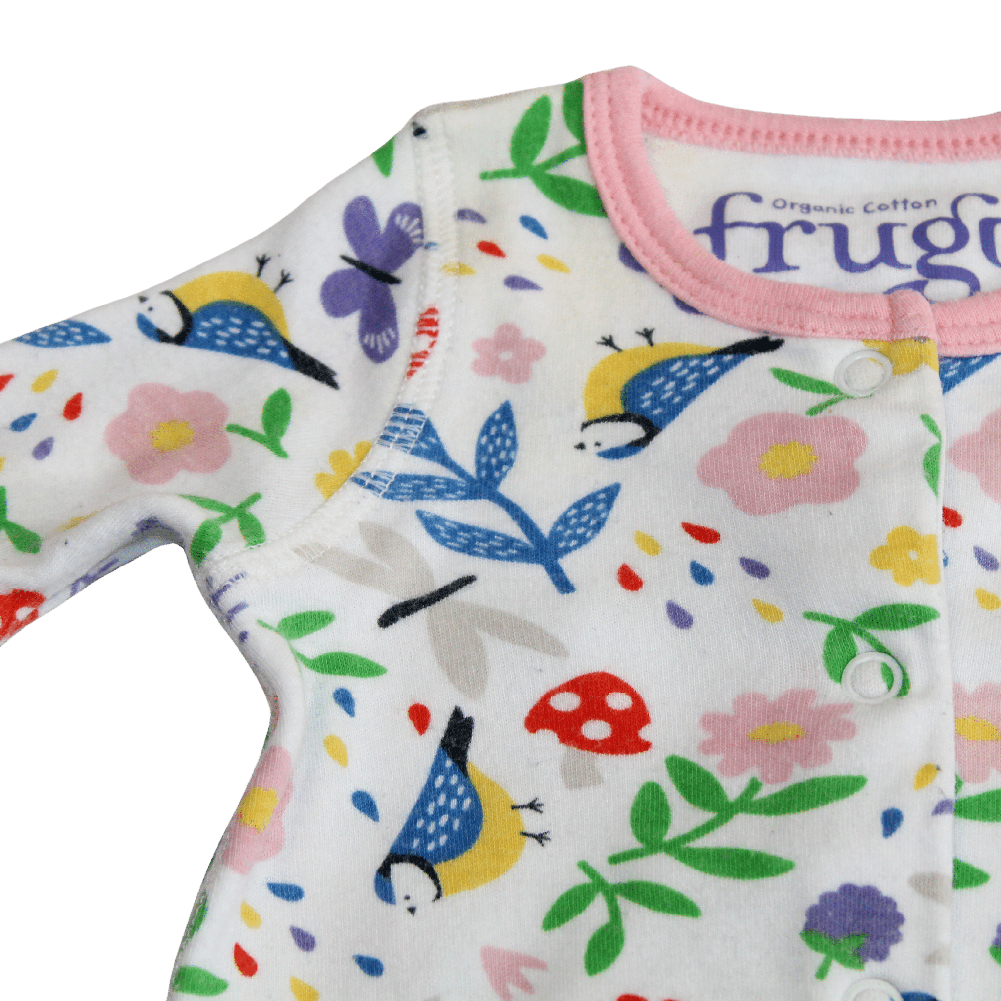 Floral Bird Print Sleepsuit - 2nd Lyfe C.I.C