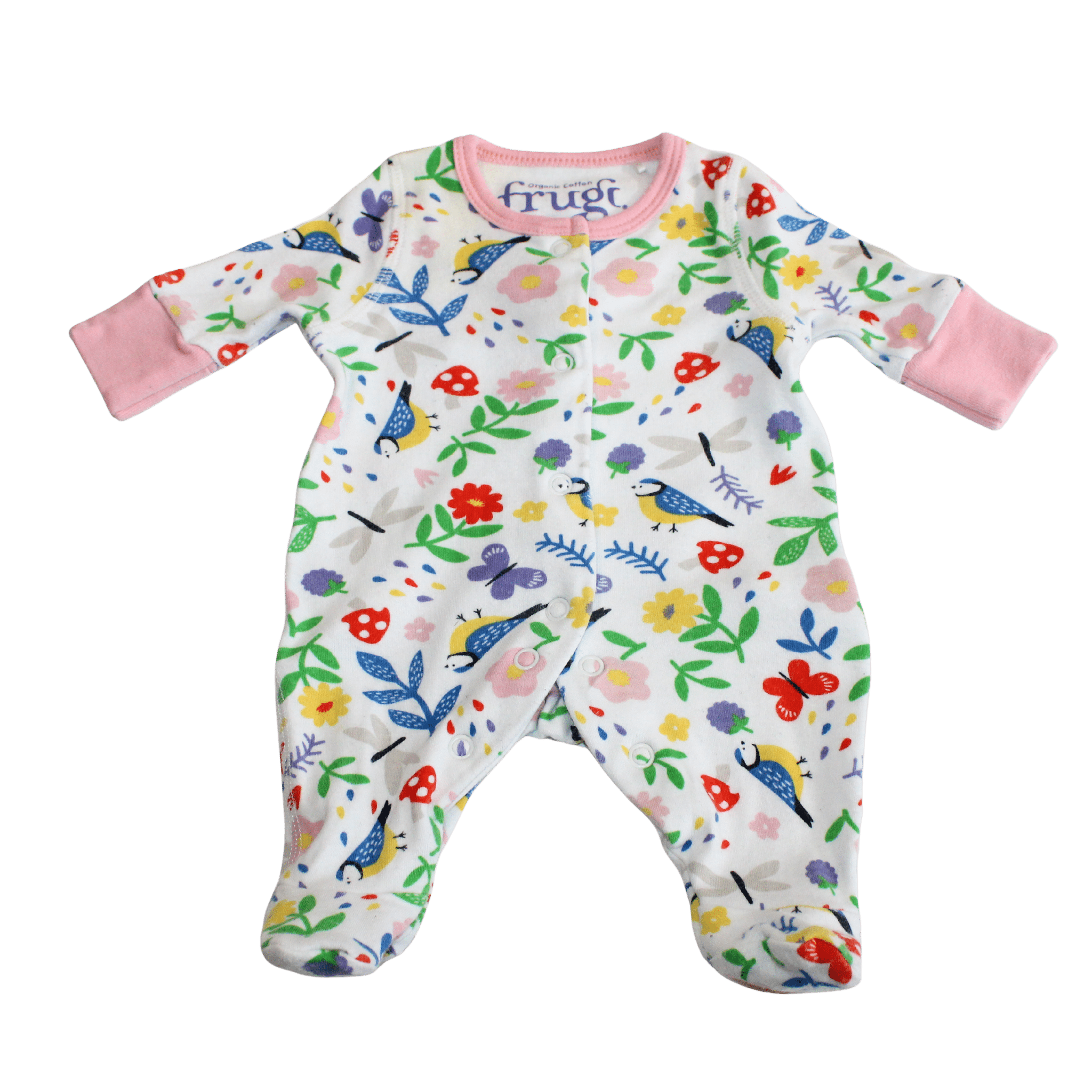 Floral Bird Print Sleepsuit - 2nd Lyfe C.I.C