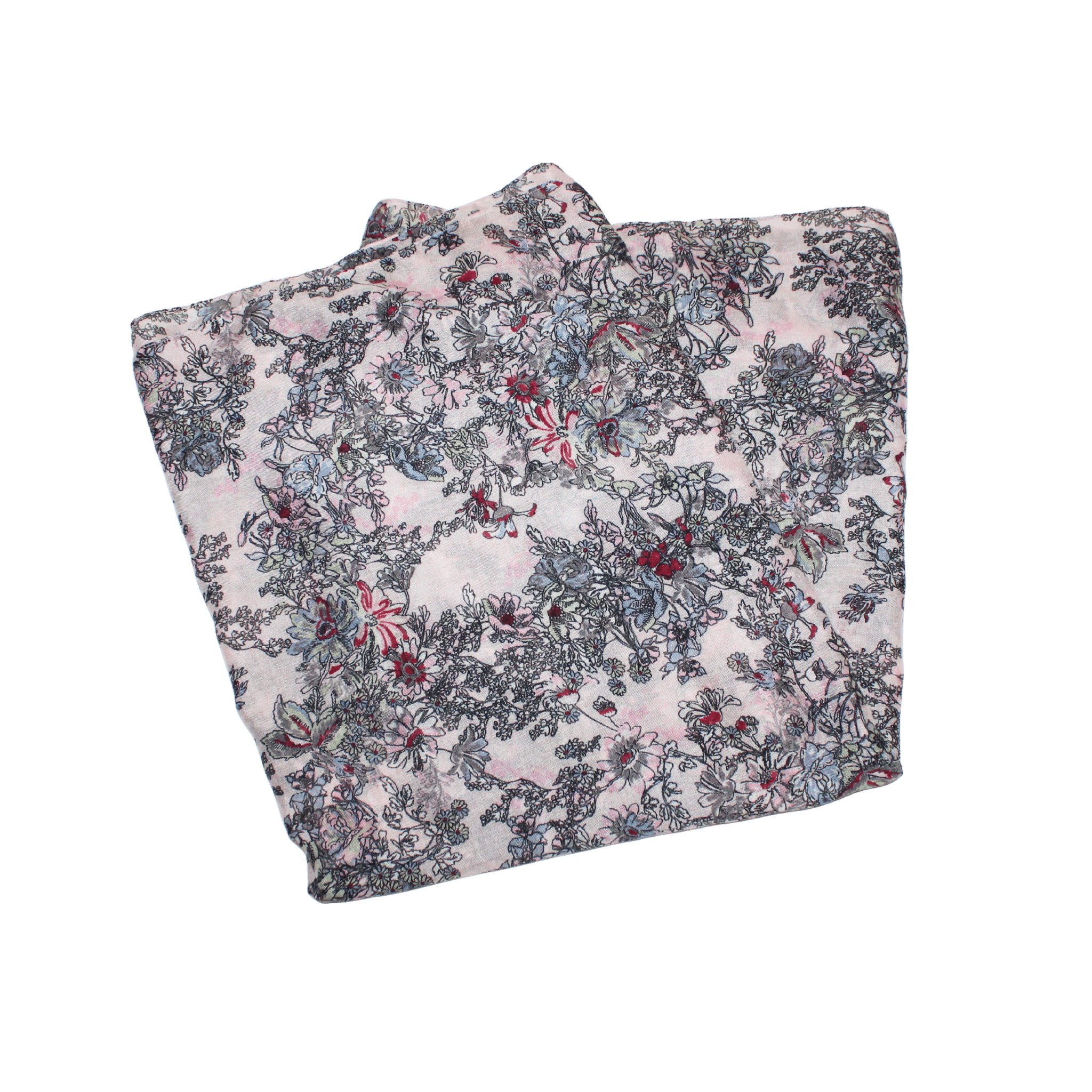 Floral Lightweight Tube Scarf - 2nd Lyfe C.I.C