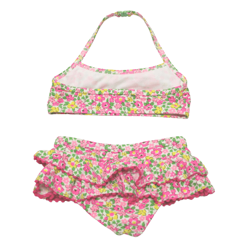 Floral Neon Frill Bikini - 2nd Lyfe C.I.C