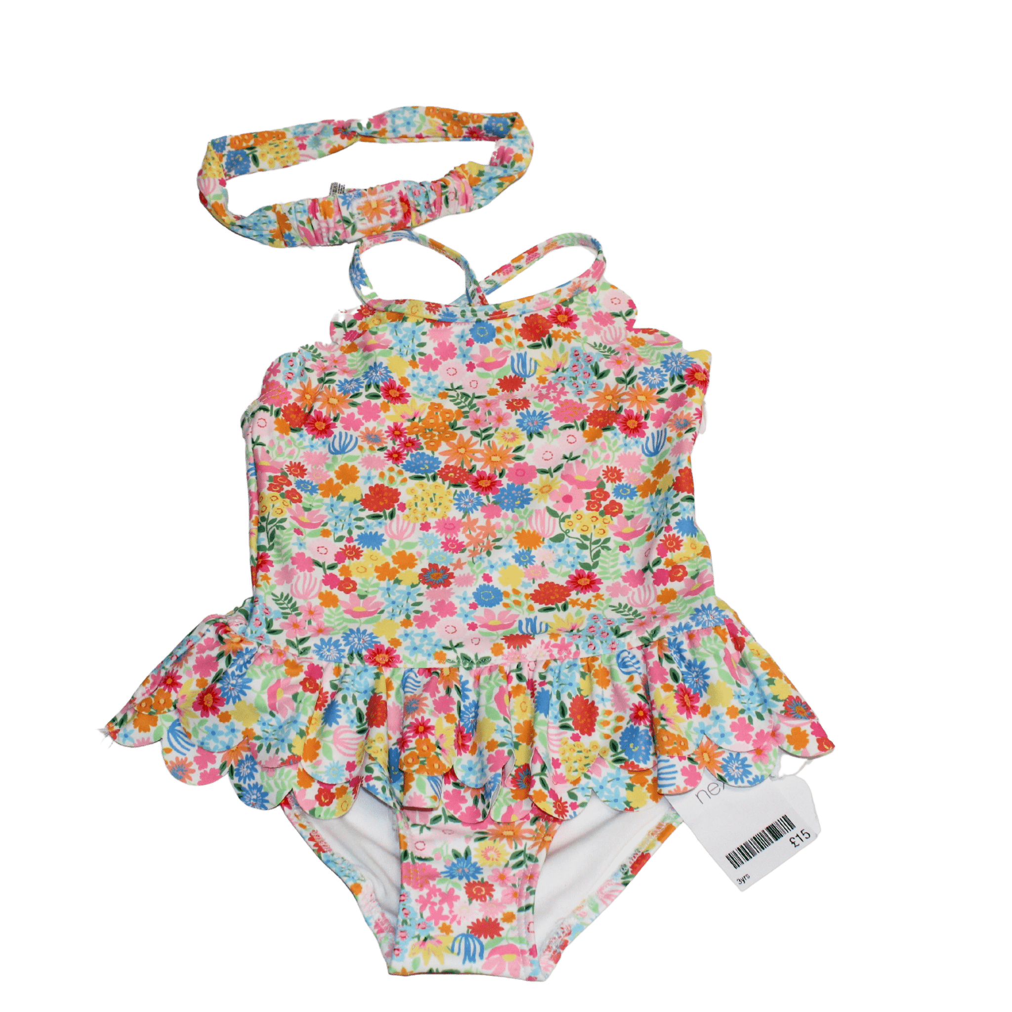 Floral Swimsuit with Headband - 2nd Lyfe C.I.C