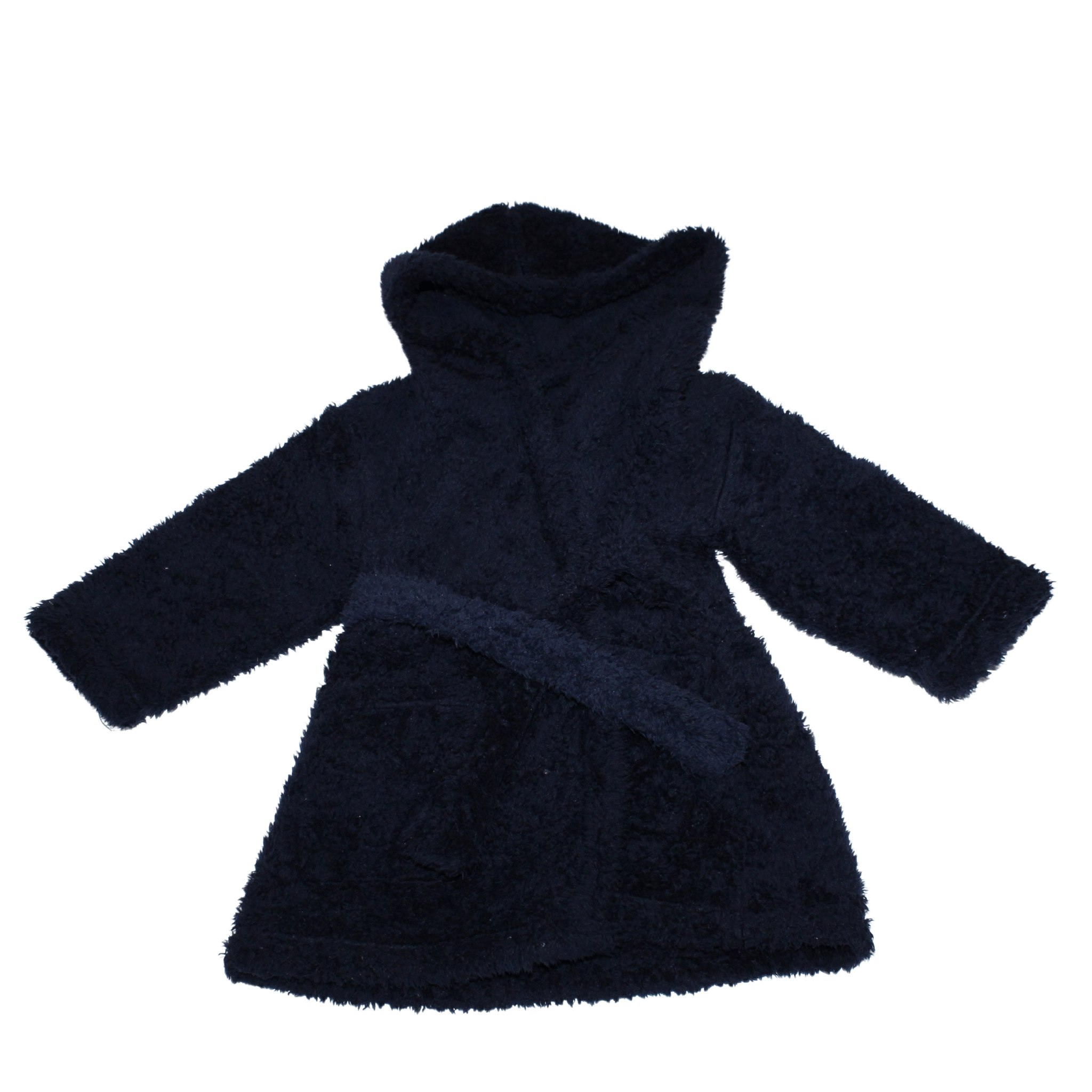 Fluffy Navy Dressing Gown - 2nd Lyfe C.I.C