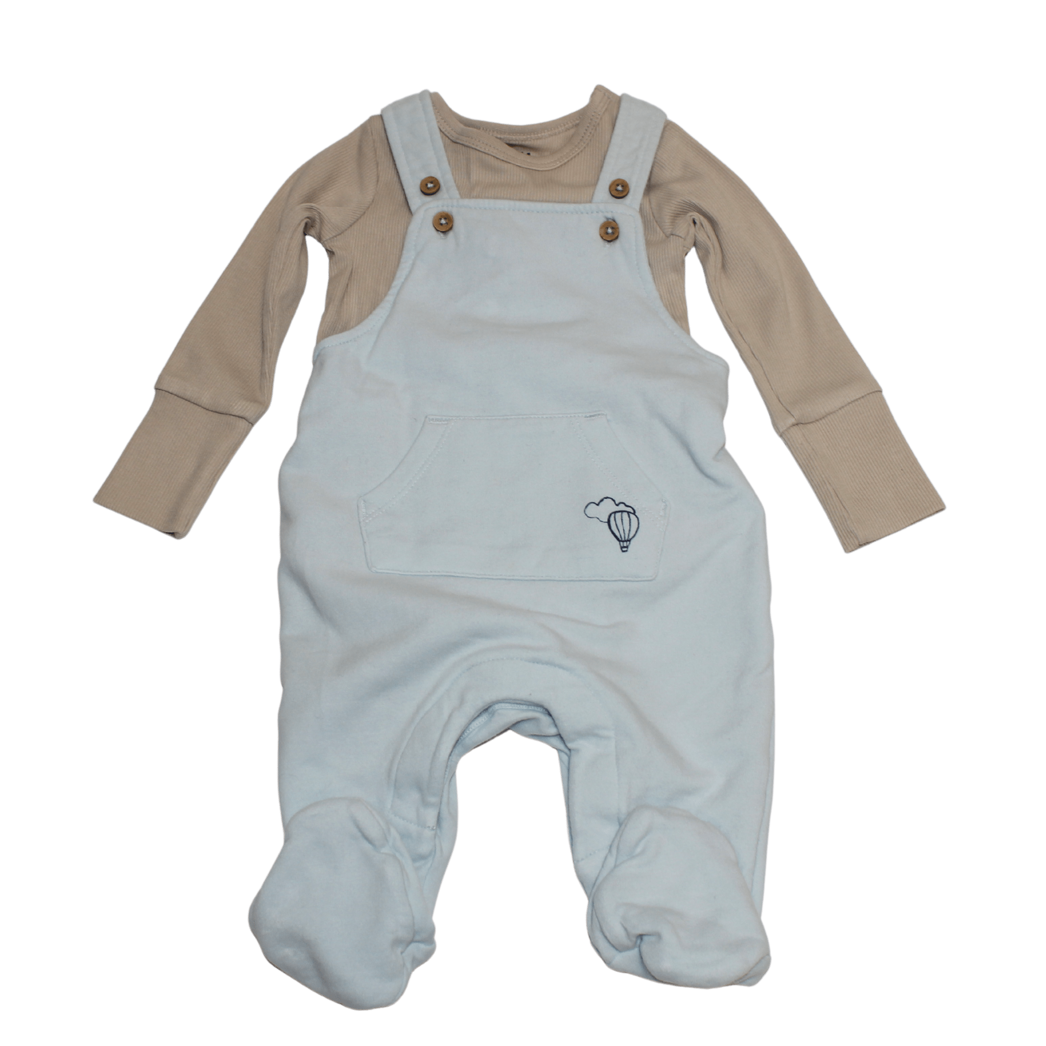 Footed Dungarees - 2nd Lyfe C.I.C