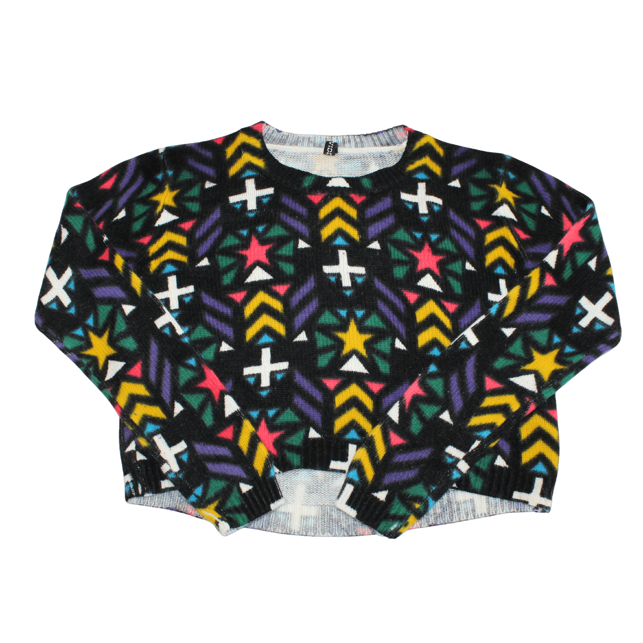 Geometric Crop Jumper - 2nd Lyfe C.I.C