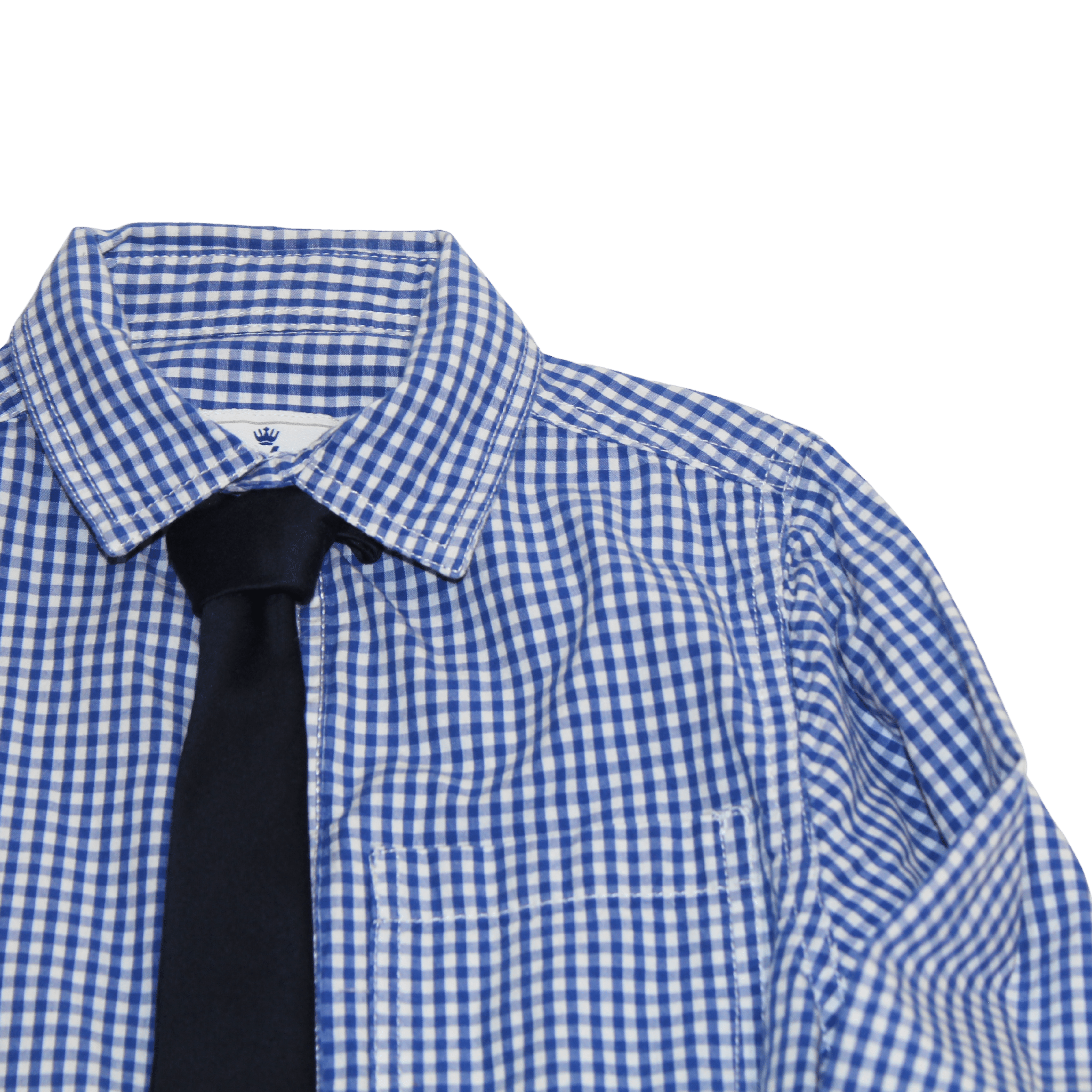 Gingham Shirt & Tie - 2nd Lyfe C.I.C