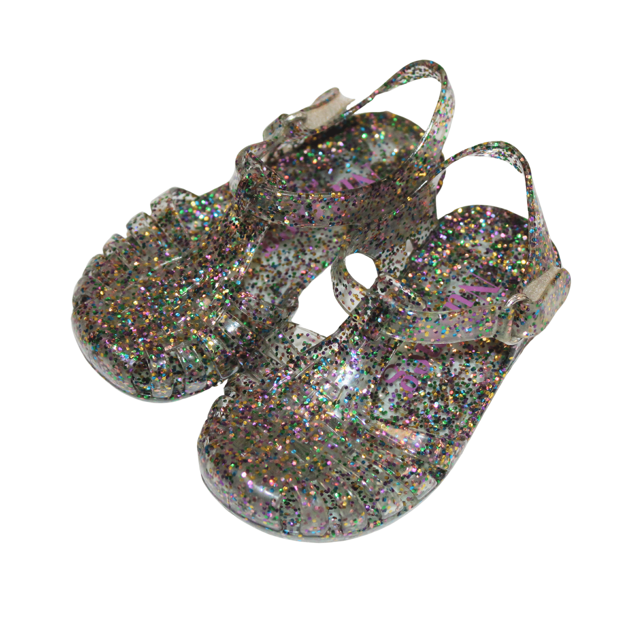 Glitter Velcro Jelly Shoes - 2nd Lyfe C.I.C