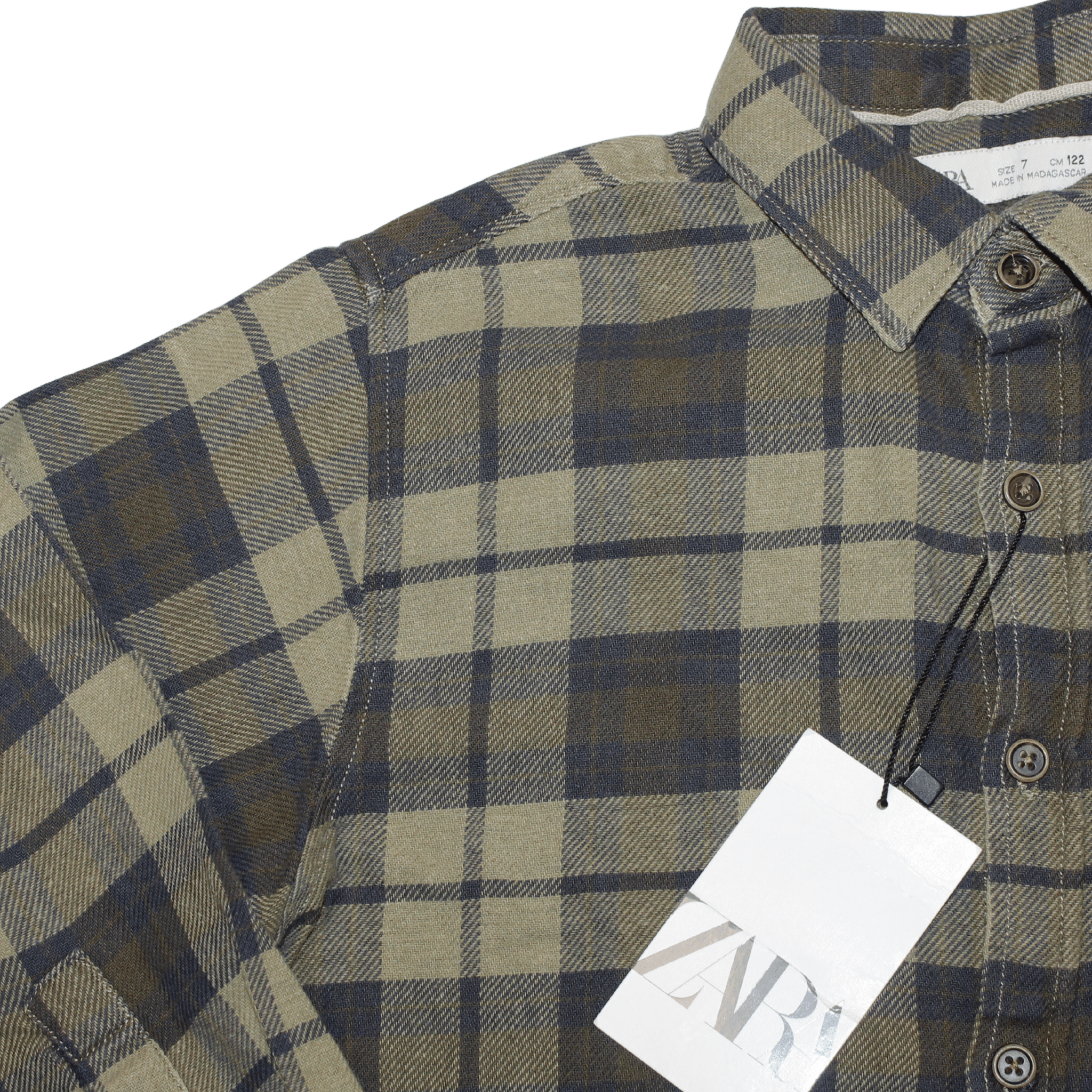 Green Check Shirt - 2nd Lyfe C.I.C