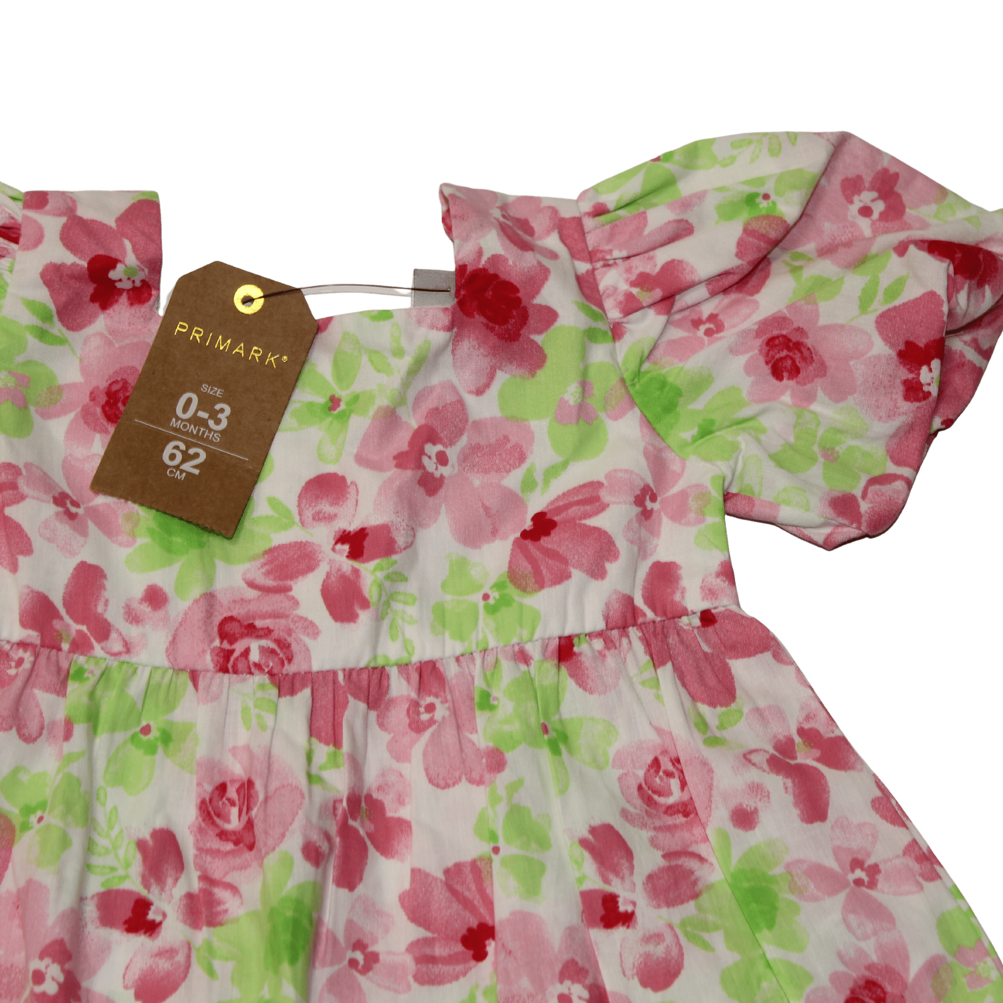 Greens and Pinks Floral Dress - 2nd Lyfe C.I.C