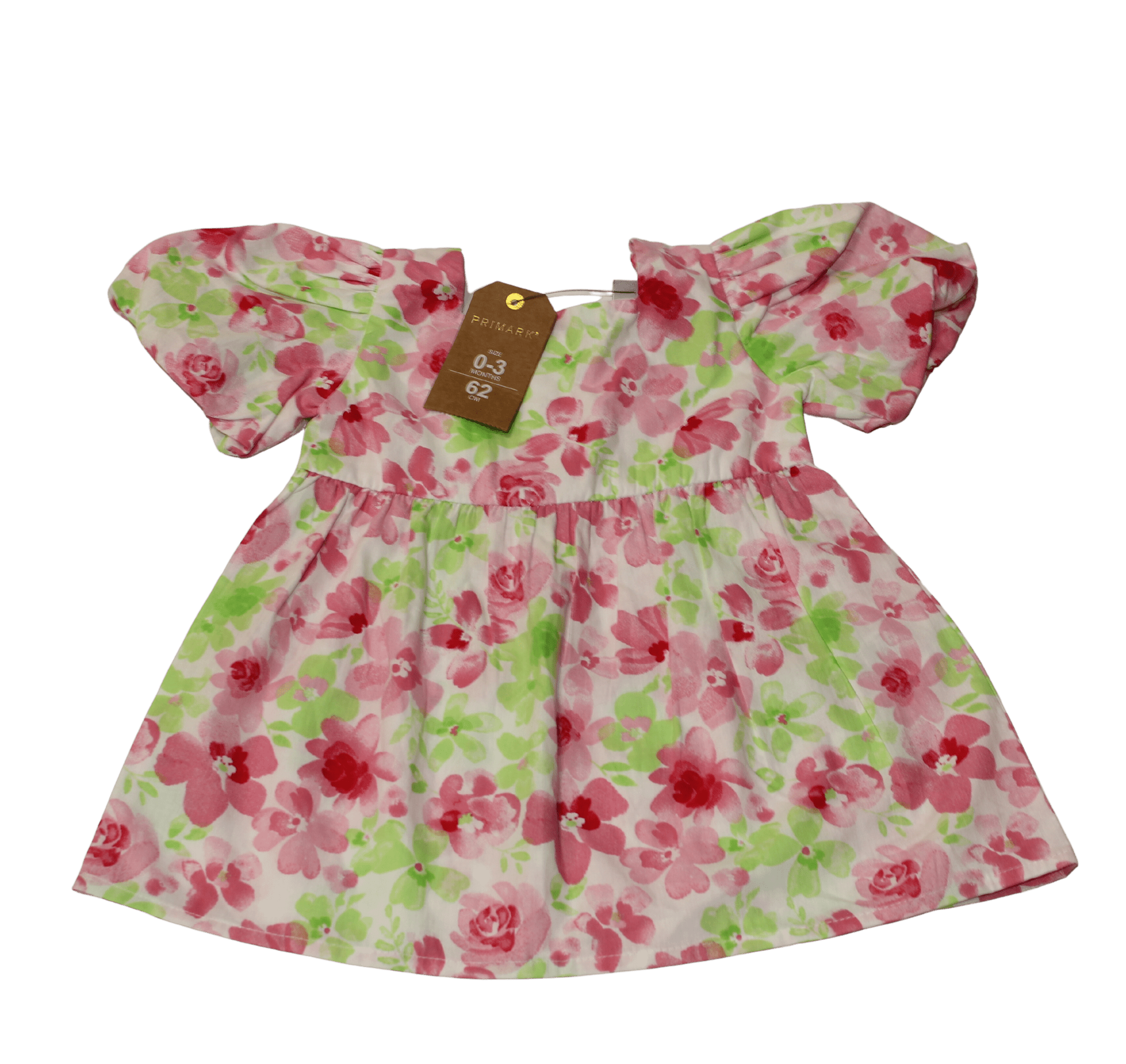 Greens and Pinks Floral Dress - 2nd Lyfe C.I.C