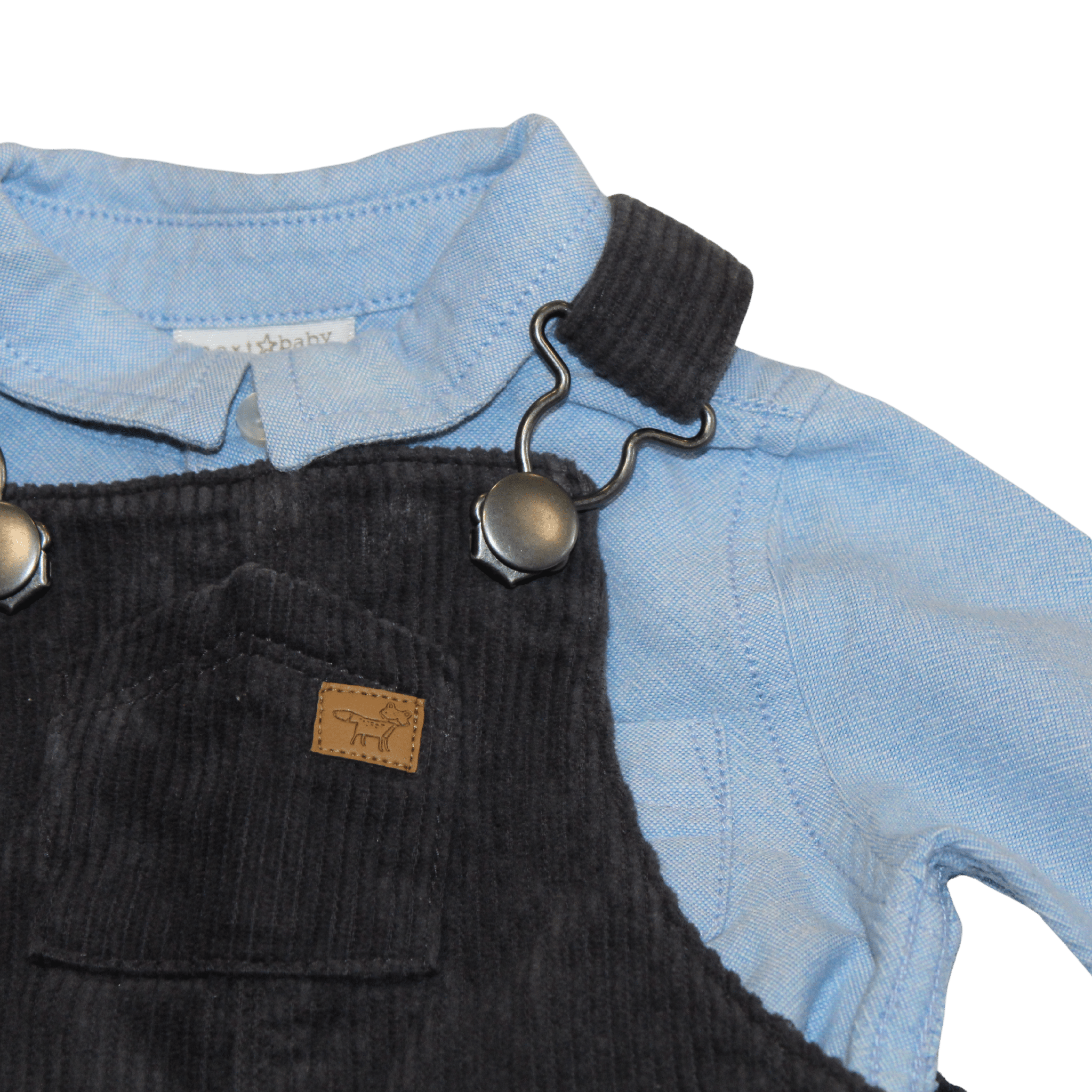 Grey Cord Dungarees - 2nd Lyfe C.I.C