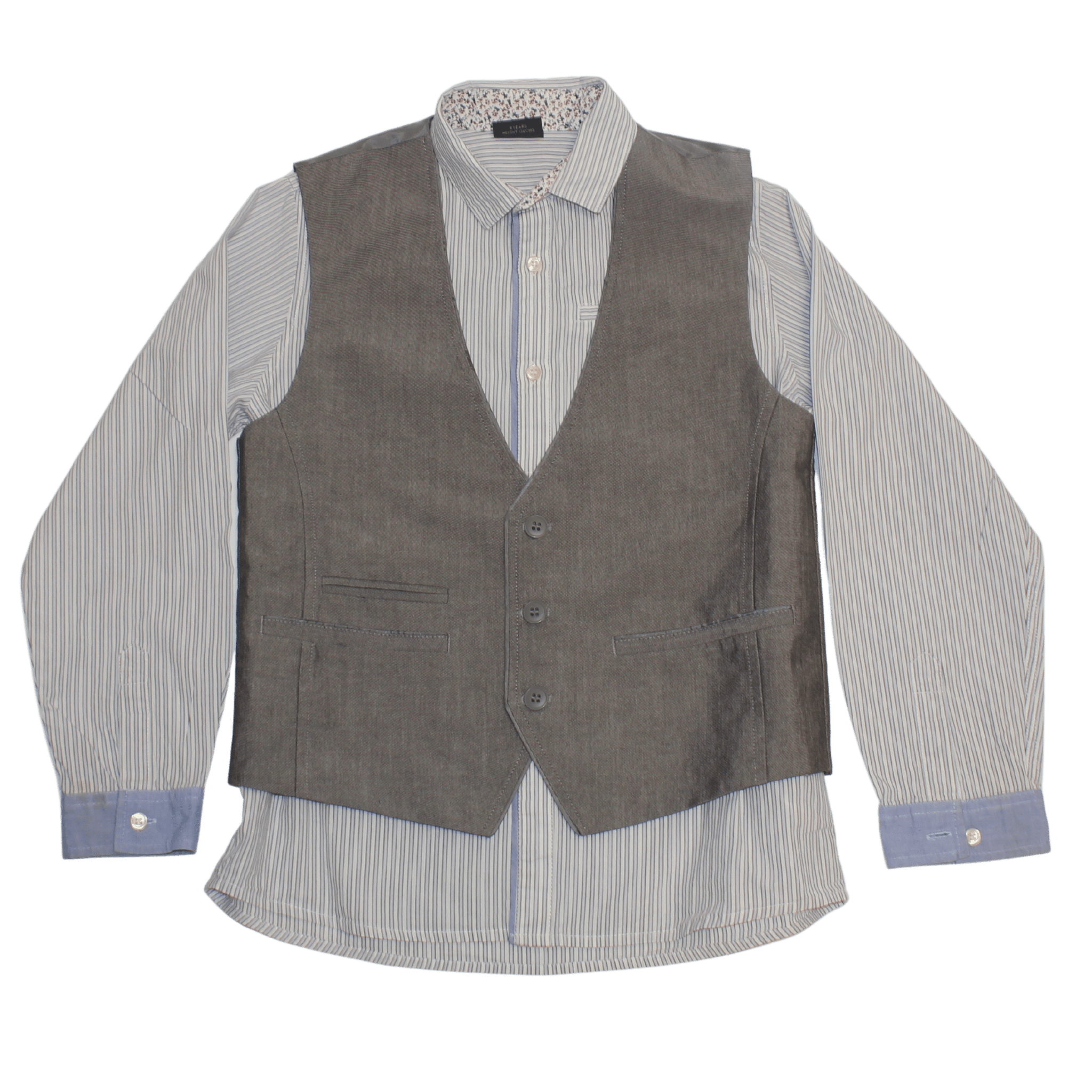 Grey Waistcoat & Shirt - 2nd Lyfe C.I.C