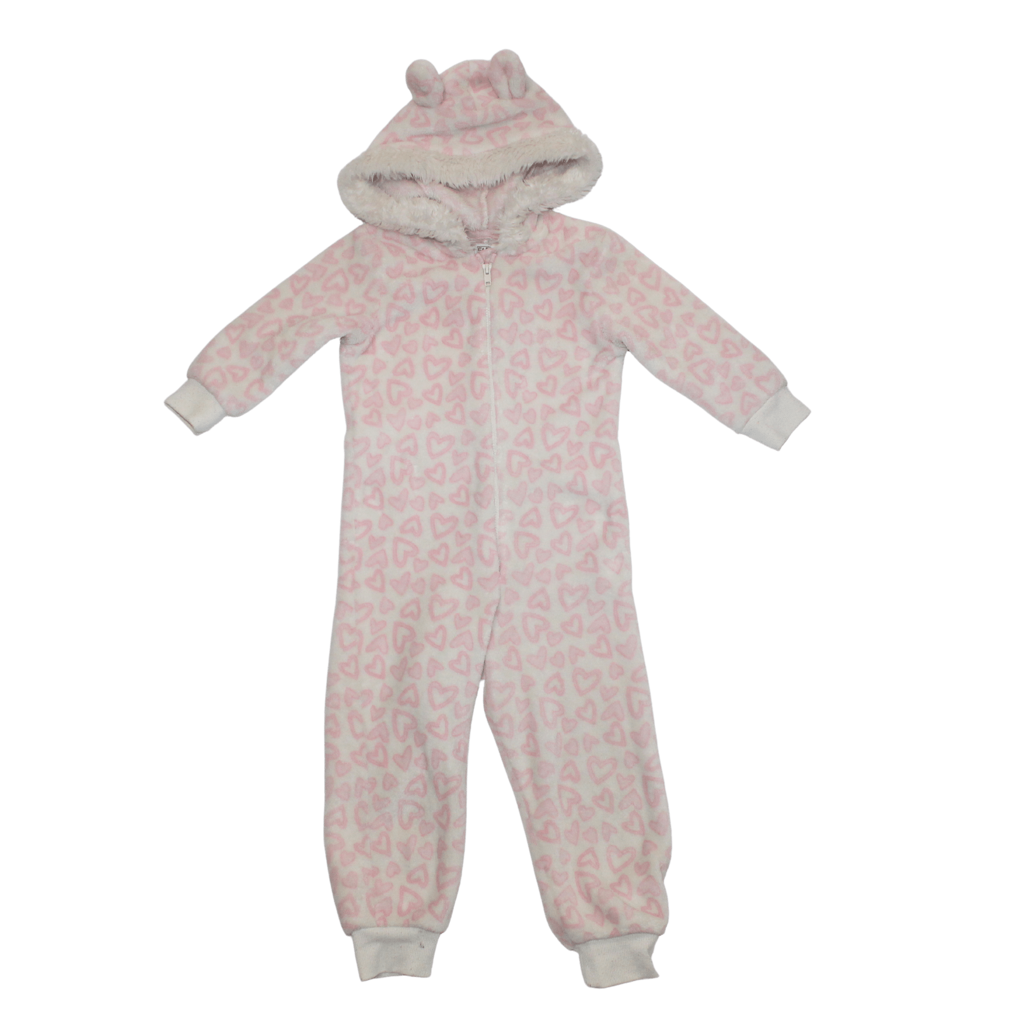 Heart Fleecey Onesie - 2nd Lyfe C.I.C