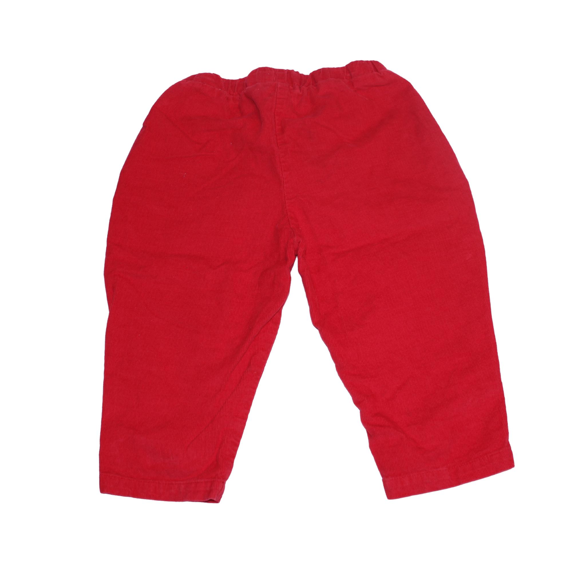 Hot Pink Corduroy Pull On Trousers - 2nd Lyfe C.I.C