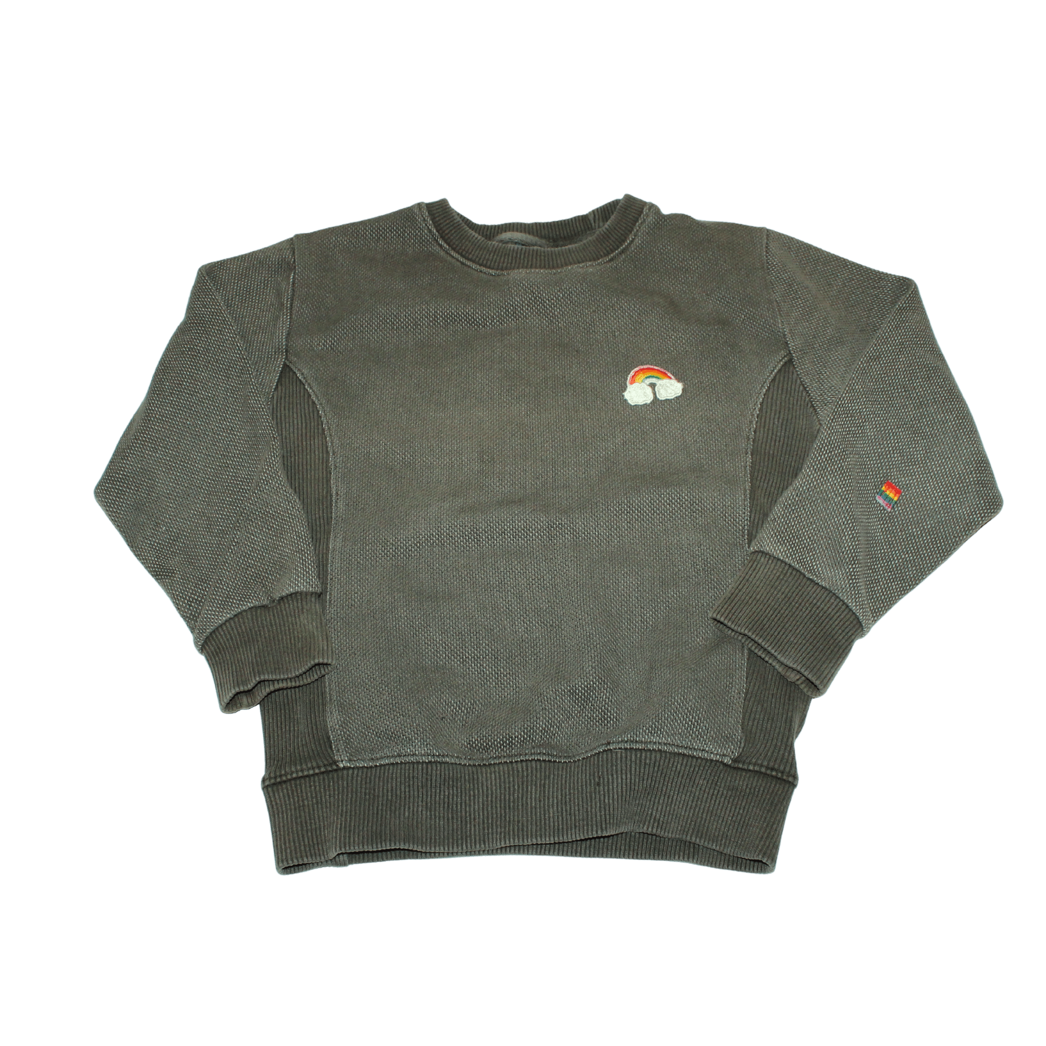 Khaki Rainbow Jumper - 2nd Lyfe C.I.C