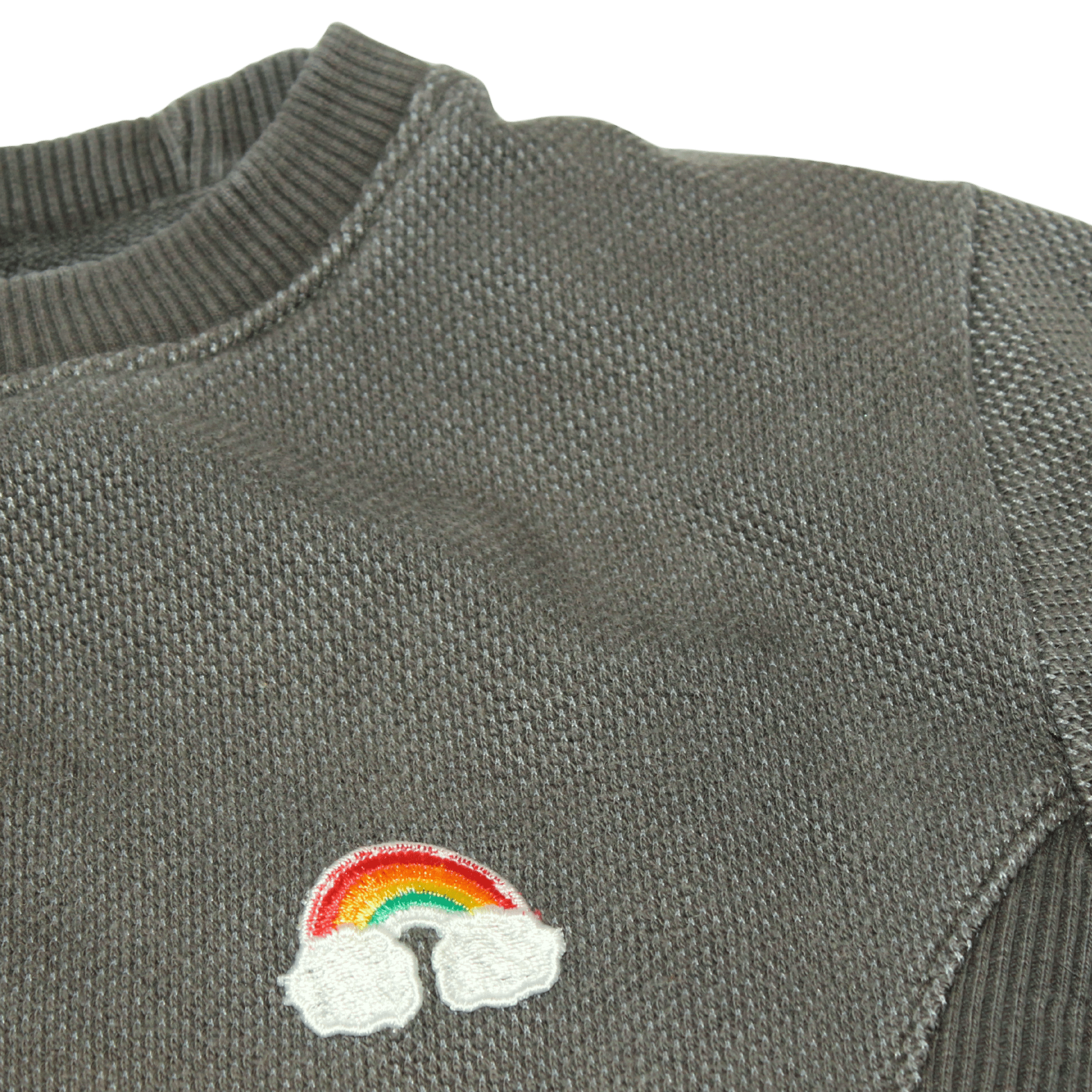 Khaki Rainbow Jumper - 2nd Lyfe C.I.C