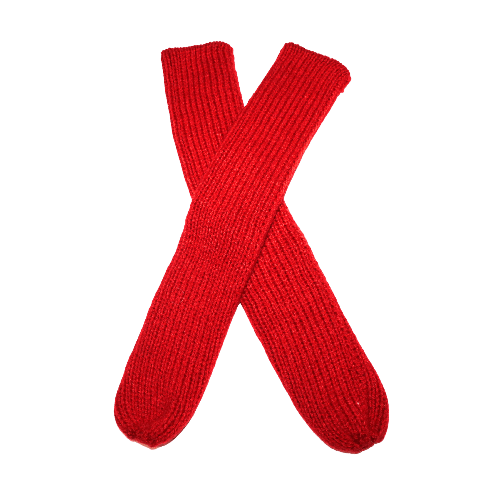 Knitted Baby Tube Socks - Red - 2nd Lyfe C.I.C