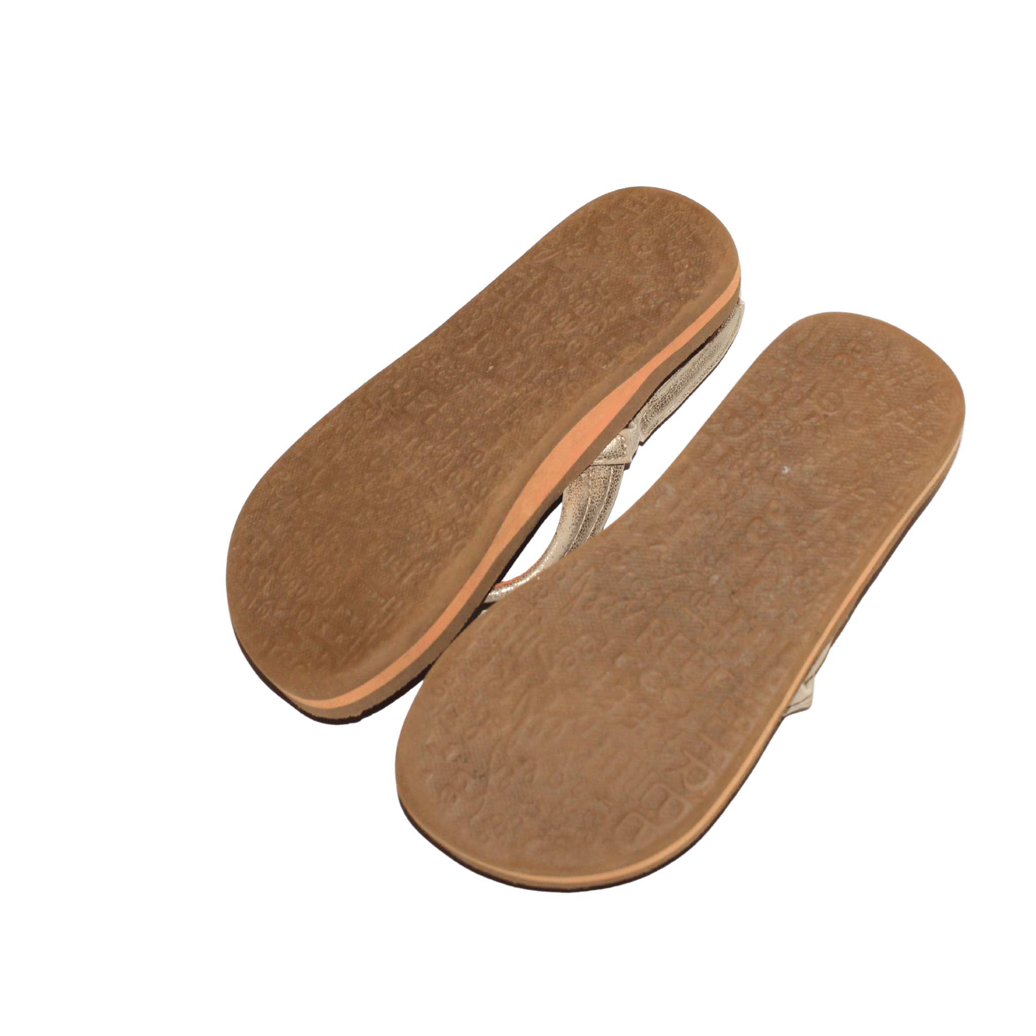 Little Ahi - Gold Flip Flop Sandals - 2nd Lyfe C.I.C