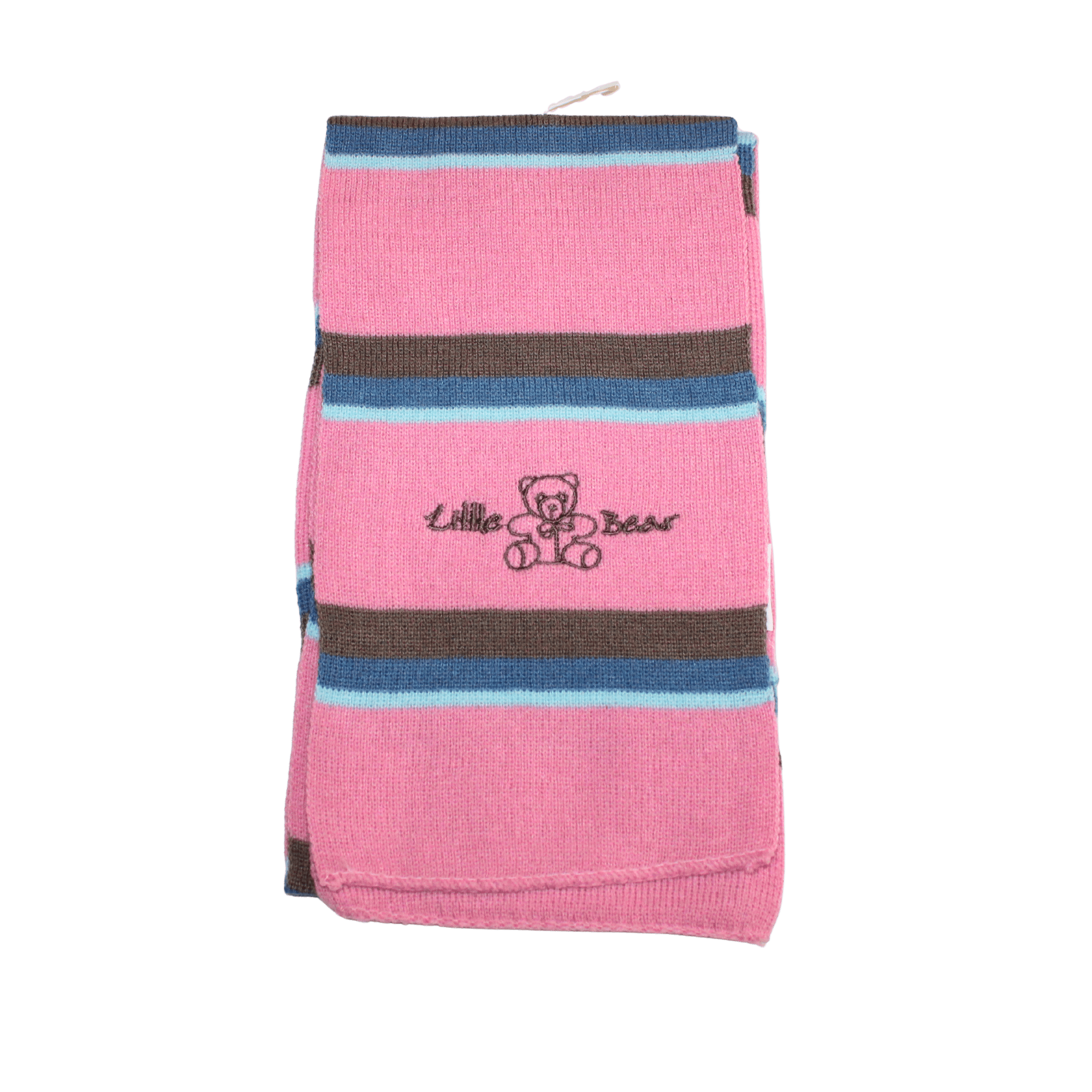 Little Bear Pink Stripe Scarf - 2nd Lyfe C.I.C