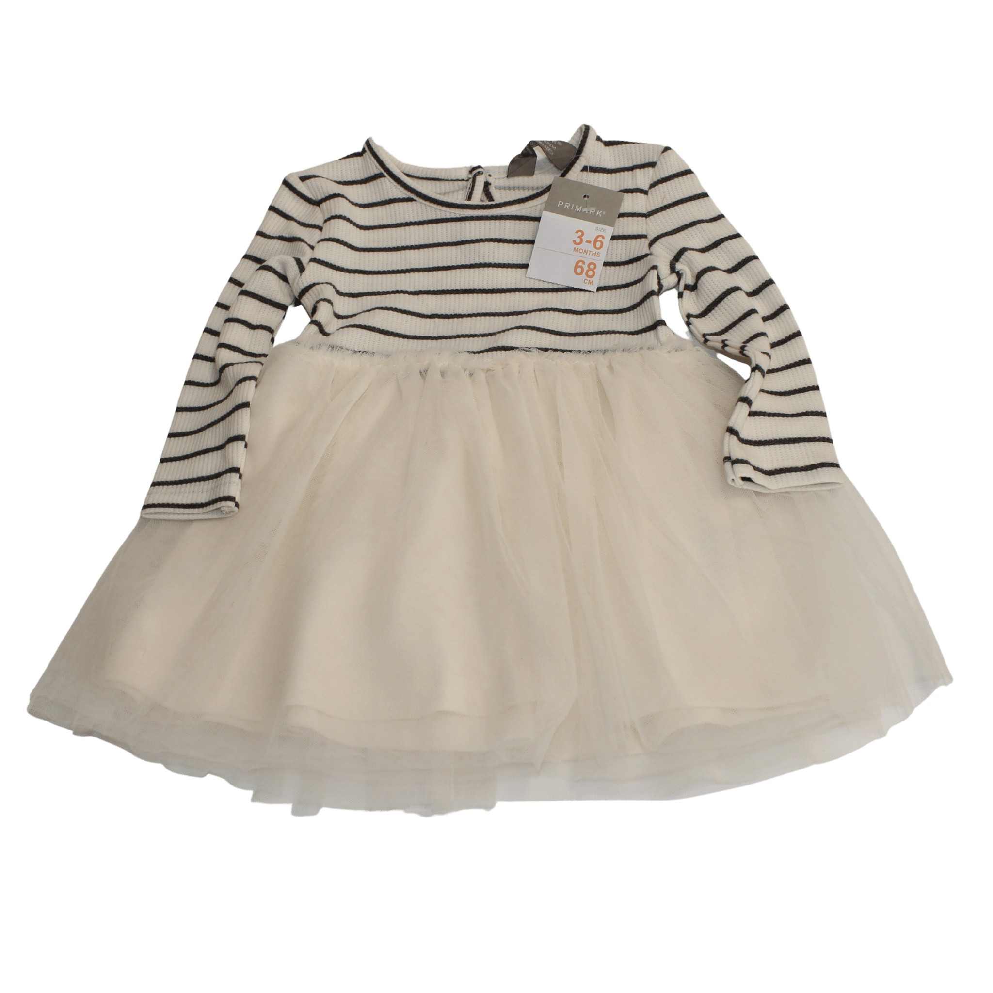 Long Sleeved Stripes Tutu Dress - 2nd Lyfe C.I.C