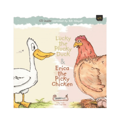 Lucky the Plucky Duck & Erica the Picky Chicken - Paper Back - Book & CD - 2nd Lyfe C.I.C