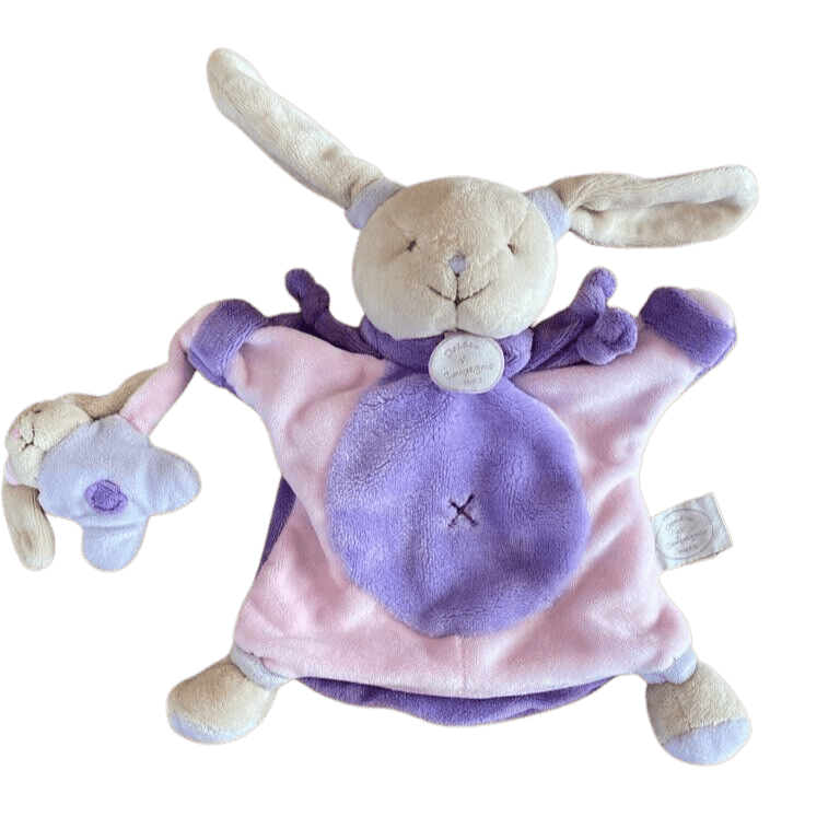 Marionnette Lapin Mauve and Rose Comforter - 2nd Lyfe C.I.C