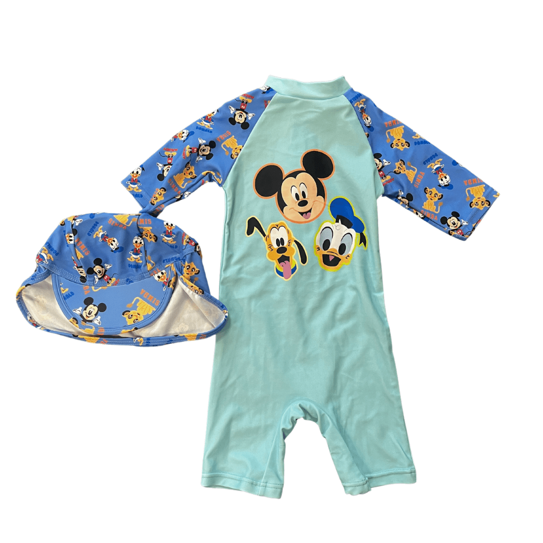 Mickey Mouse Sun Suit & Hat - 2nd Lyfe C.I.C