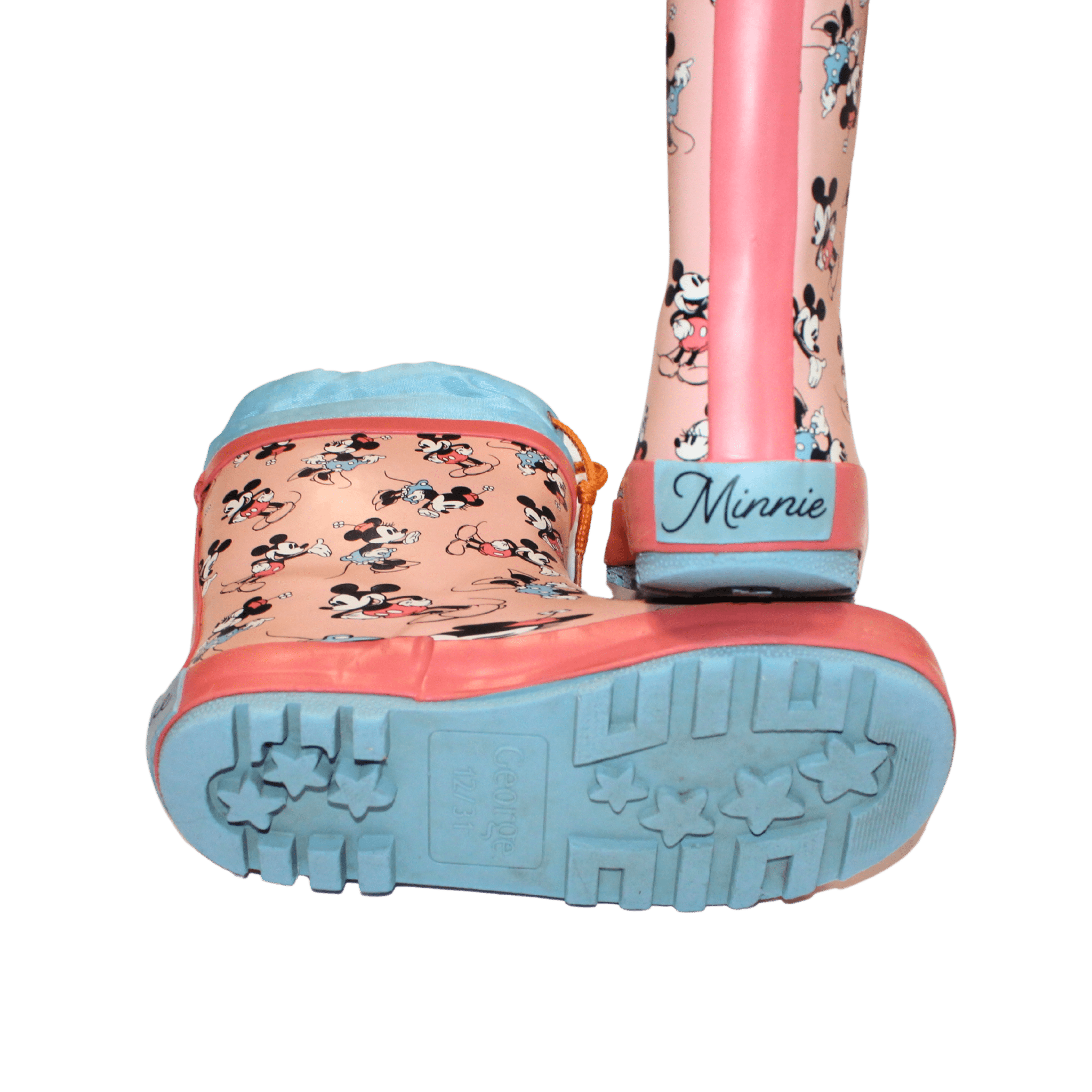 Minnie Mouse Cuffed Wellies - 2nd Lyfe C.I.C