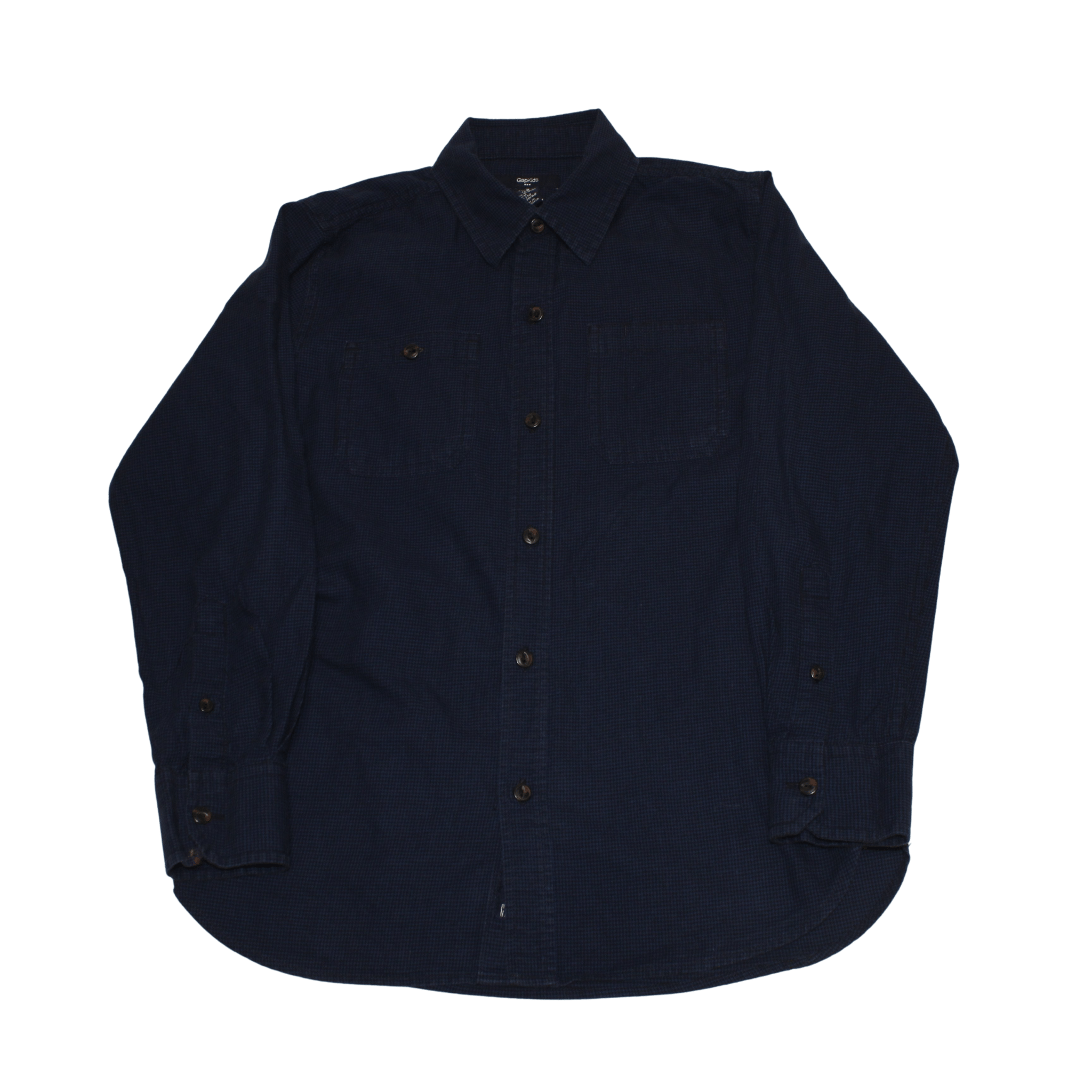 Navy Check Shirt - 2nd Lyfe C.I.C