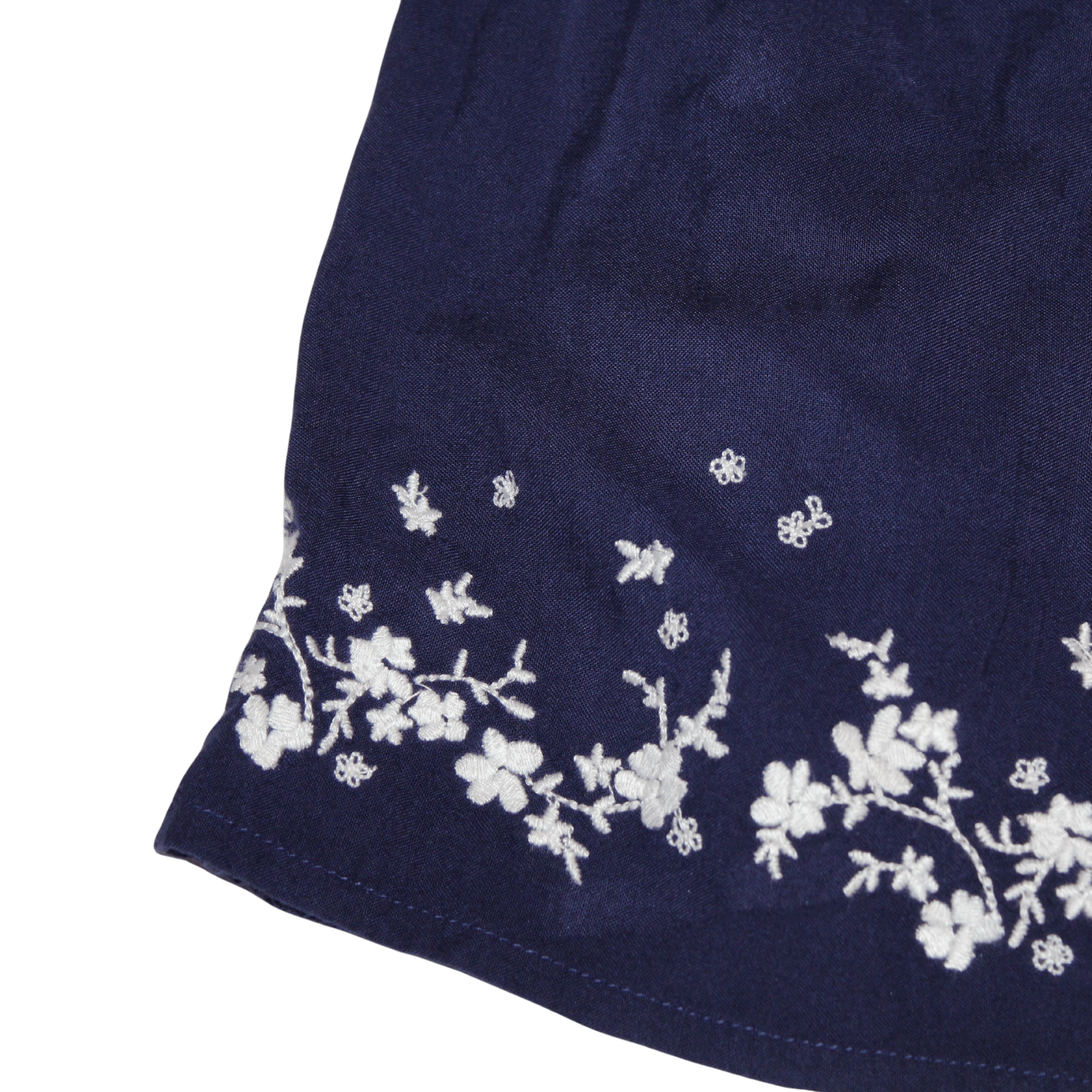 Navy Embroided Top - 2nd Lyfe C.I.C