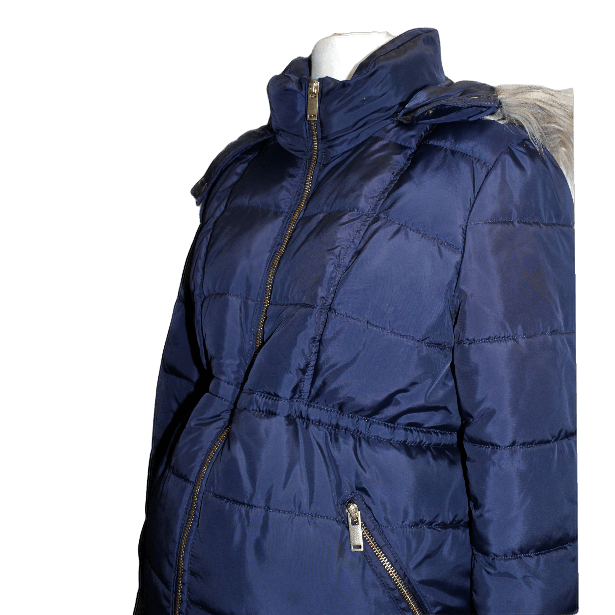 Navy Puffa Jacket - 2nd Lyfe C.I.C