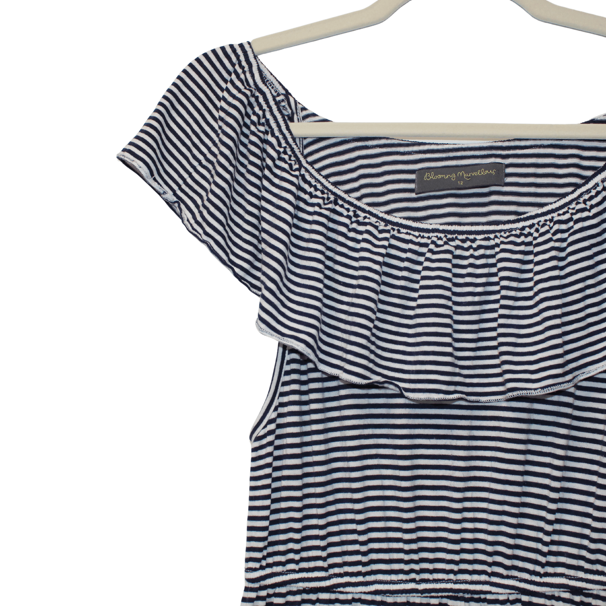 Navy Striped Maternity Dress - 2nd Lyfe C.I.C