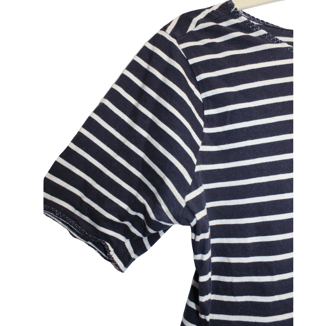 Navy Striped Tee - 2nd Lyfe C.I.C