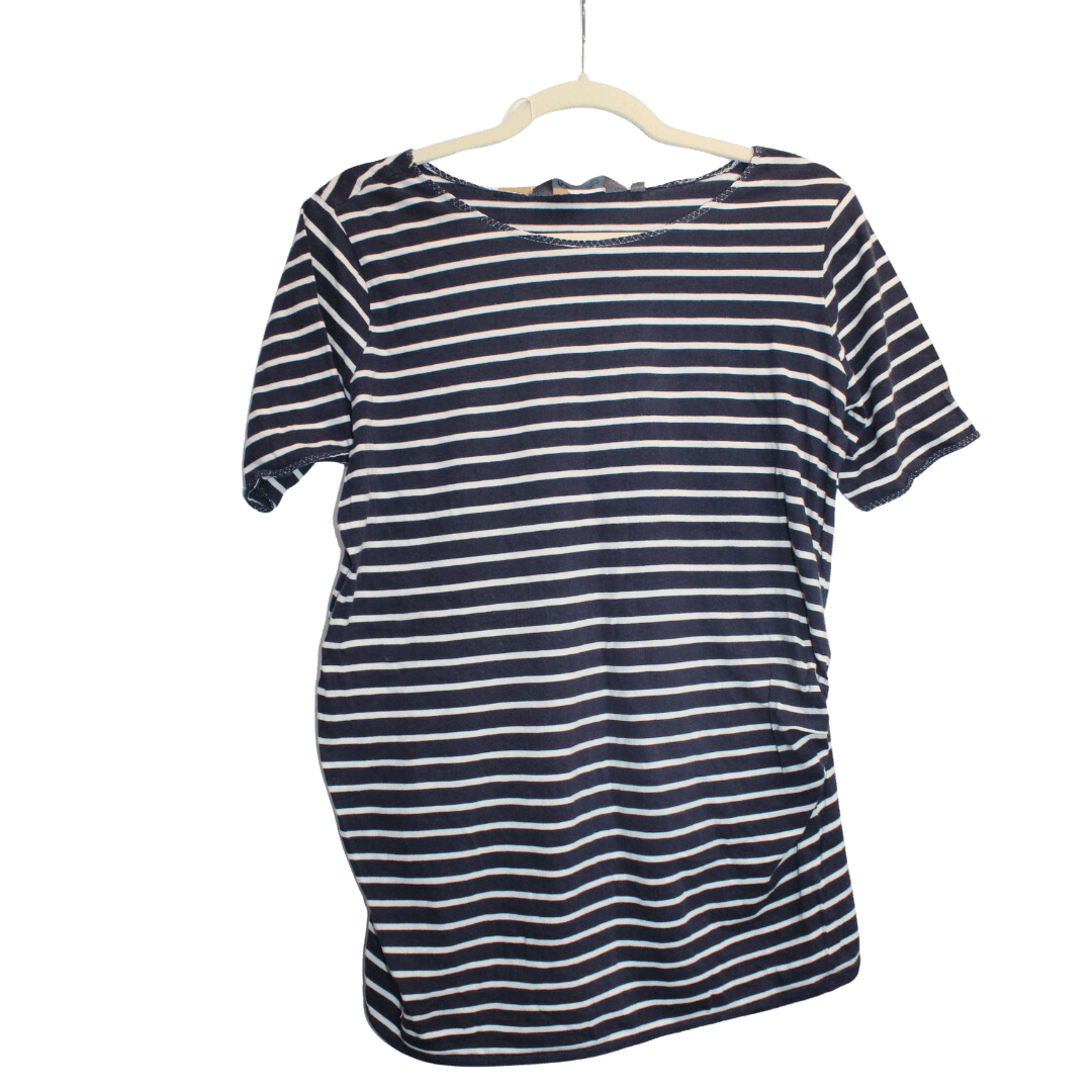 Navy Striped Tee - 2nd Lyfe C.I.C